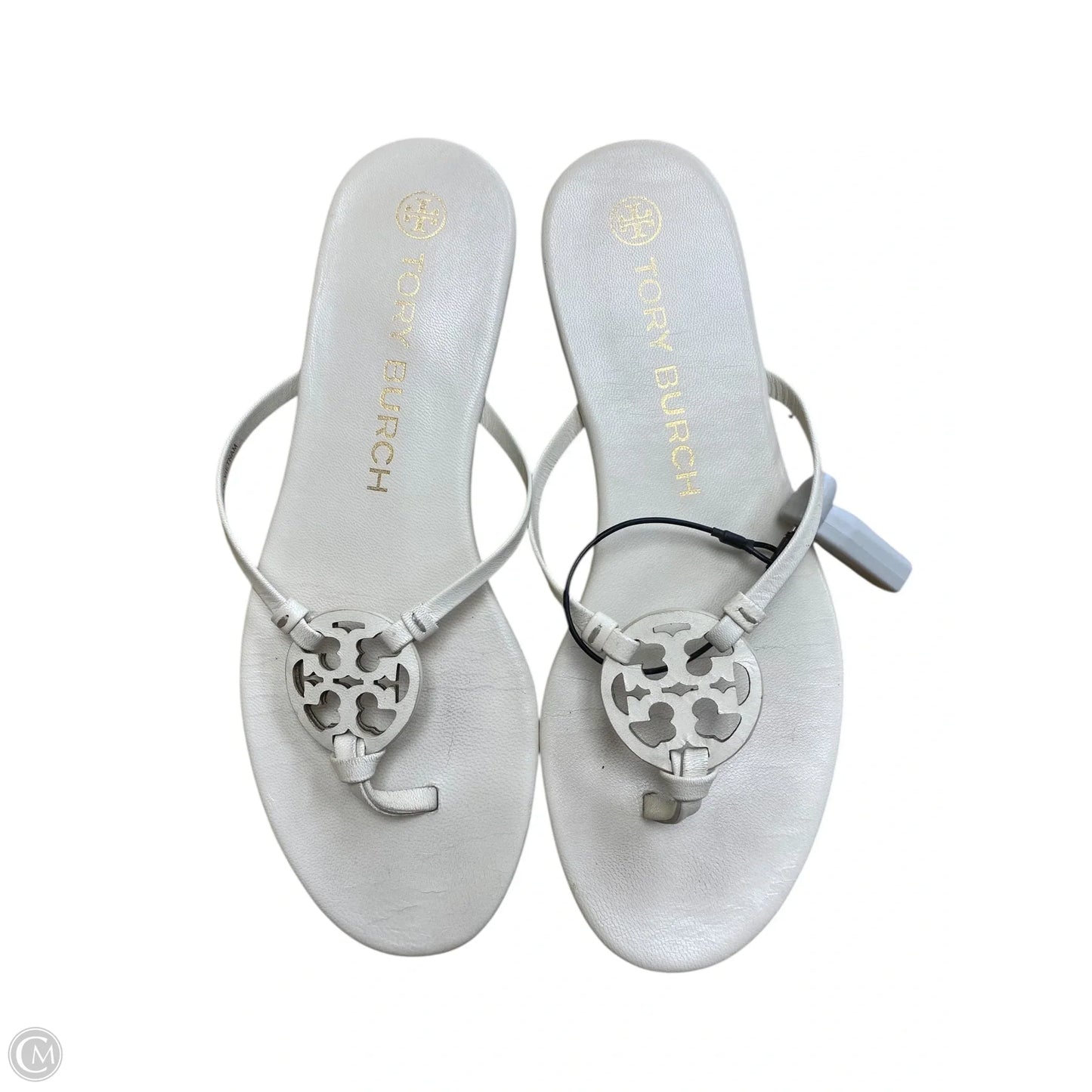 Sandals Designer By Tory Burch In White, Size: 8.5