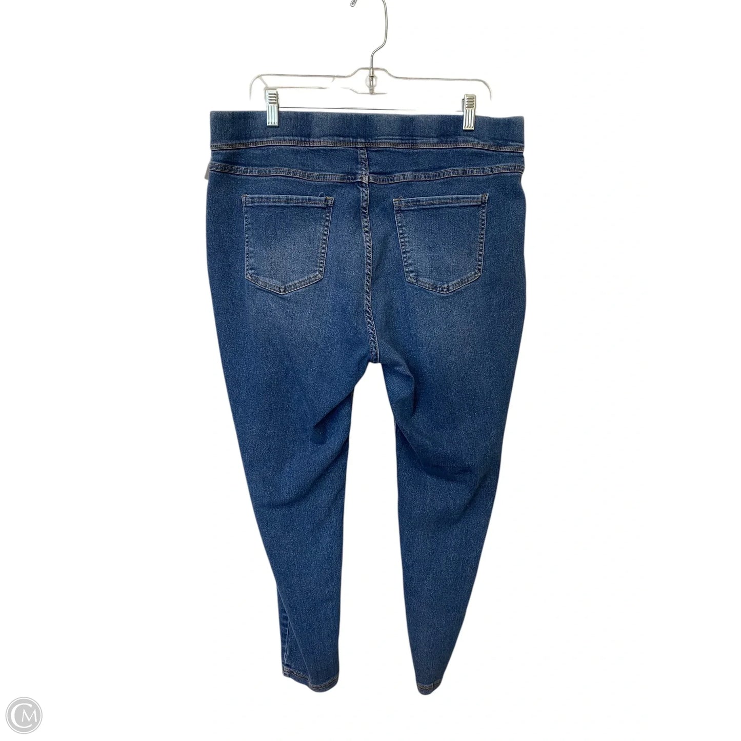 Jeans Skinny By Terra & Sky In Blue Denim, Size: 1x