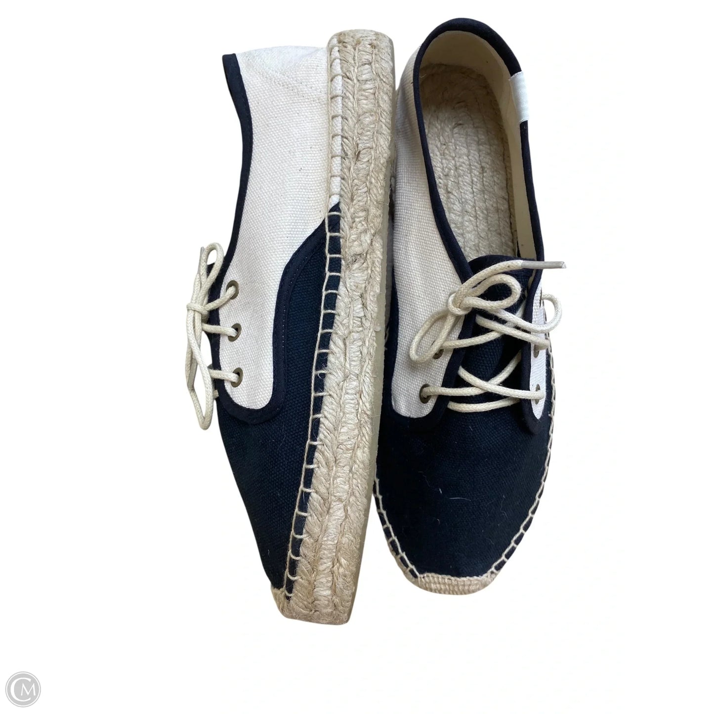 Shoes Sneakers By Soludos In Black & Cream, Size: 10
