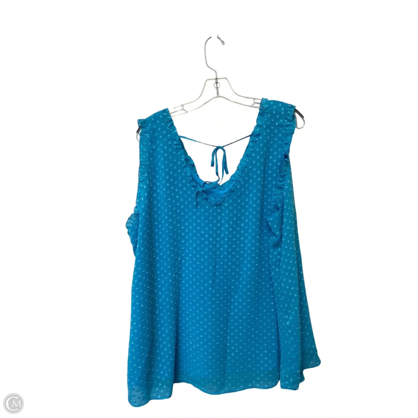 Top Sleeveless Basic By Cato In Blue, Size: 18