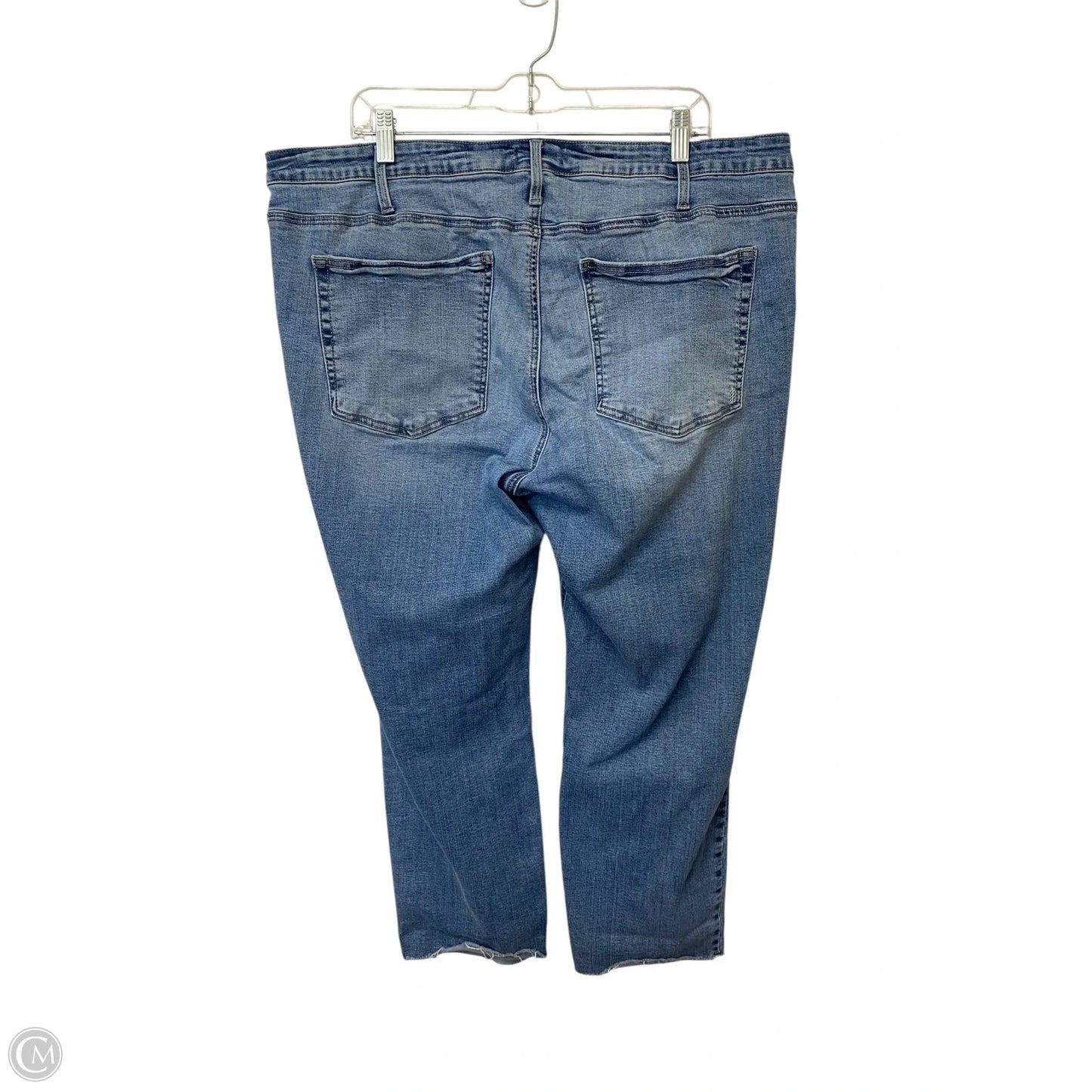 Jeans Straight By Clothes Mentor In Blue Denim, Size: 22