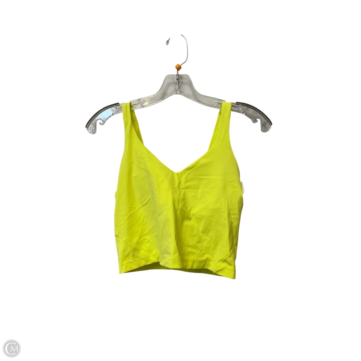Athletic Bra By Lululemon In Yellow, Size: 6