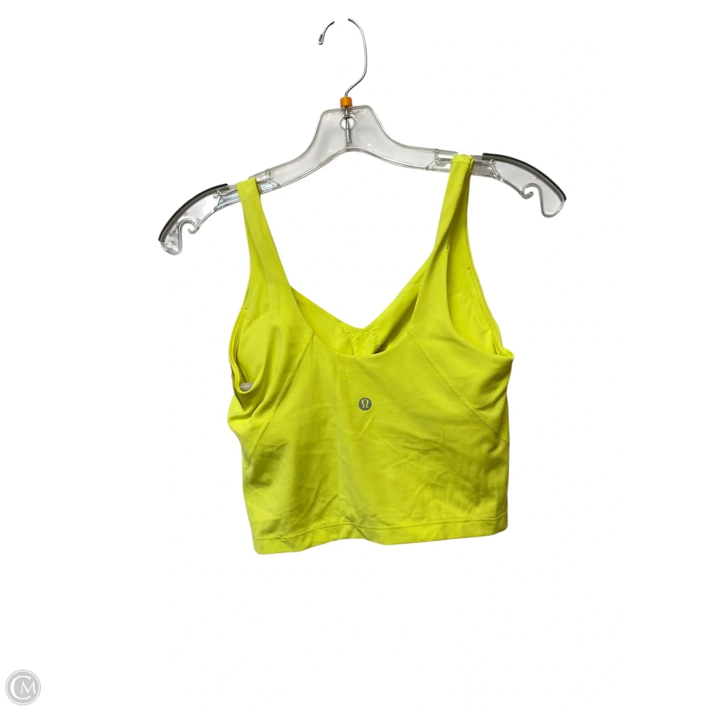Athletic Bra By Lululemon In Yellow, Size: 6