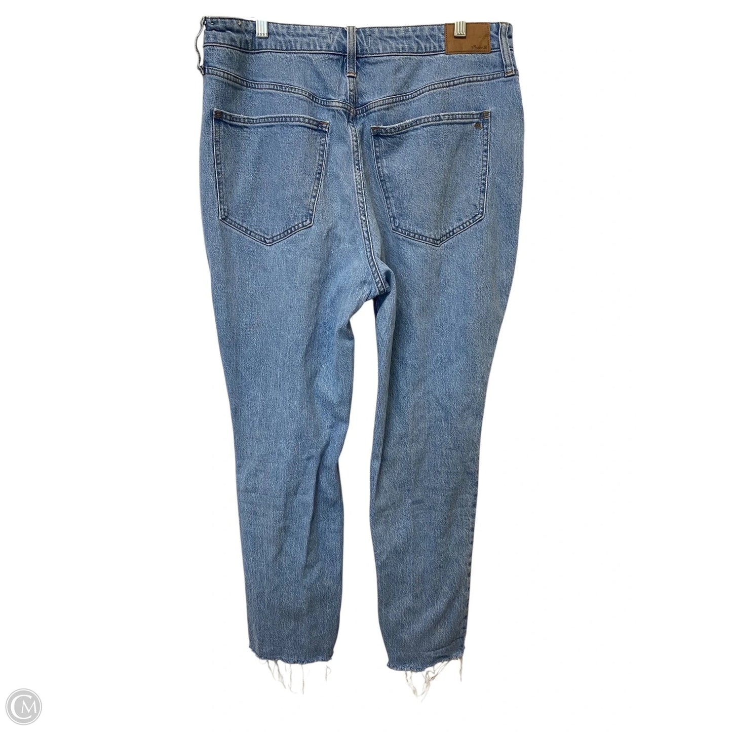 Jeans Straight By Madewell In Blue Denim, Size: 12