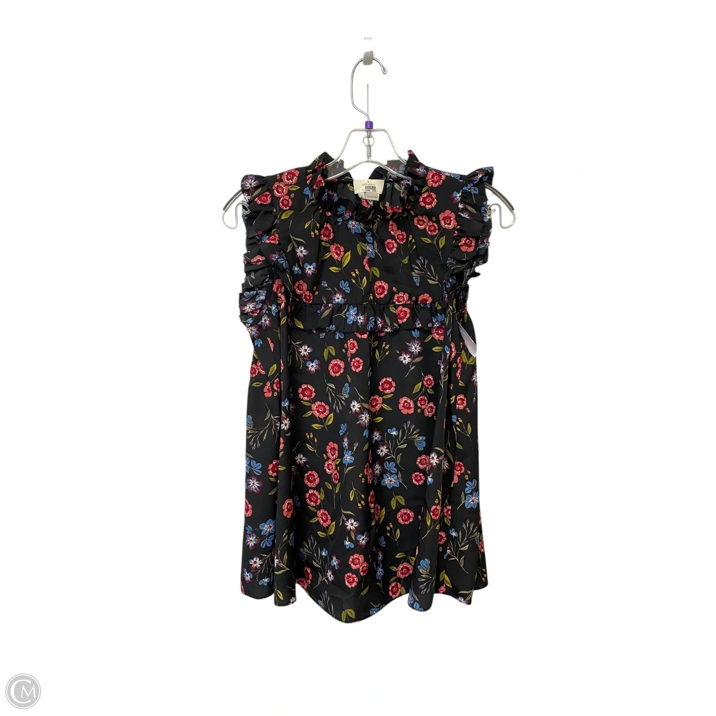 Top Sleeveless Designer By Kate Spade In Floral Print, Size: S