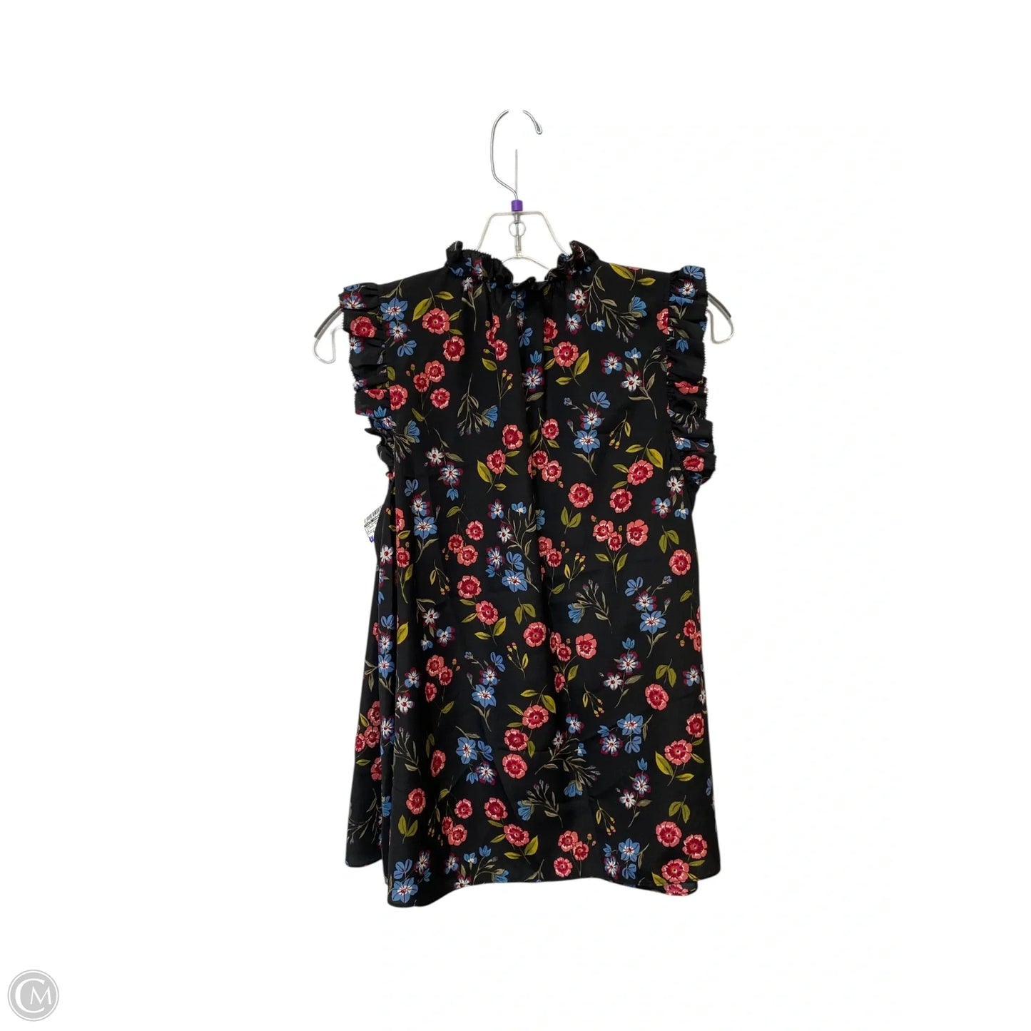 Top Sleeveless Designer By Kate Spade In Floral Print, Size: S