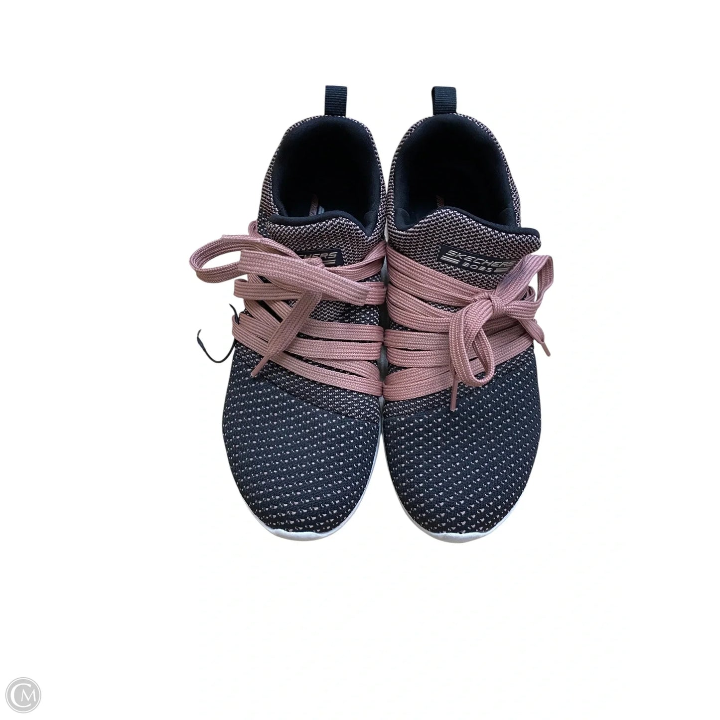 Shoes Athletic By Skechers In Black & Pink, Size: 6