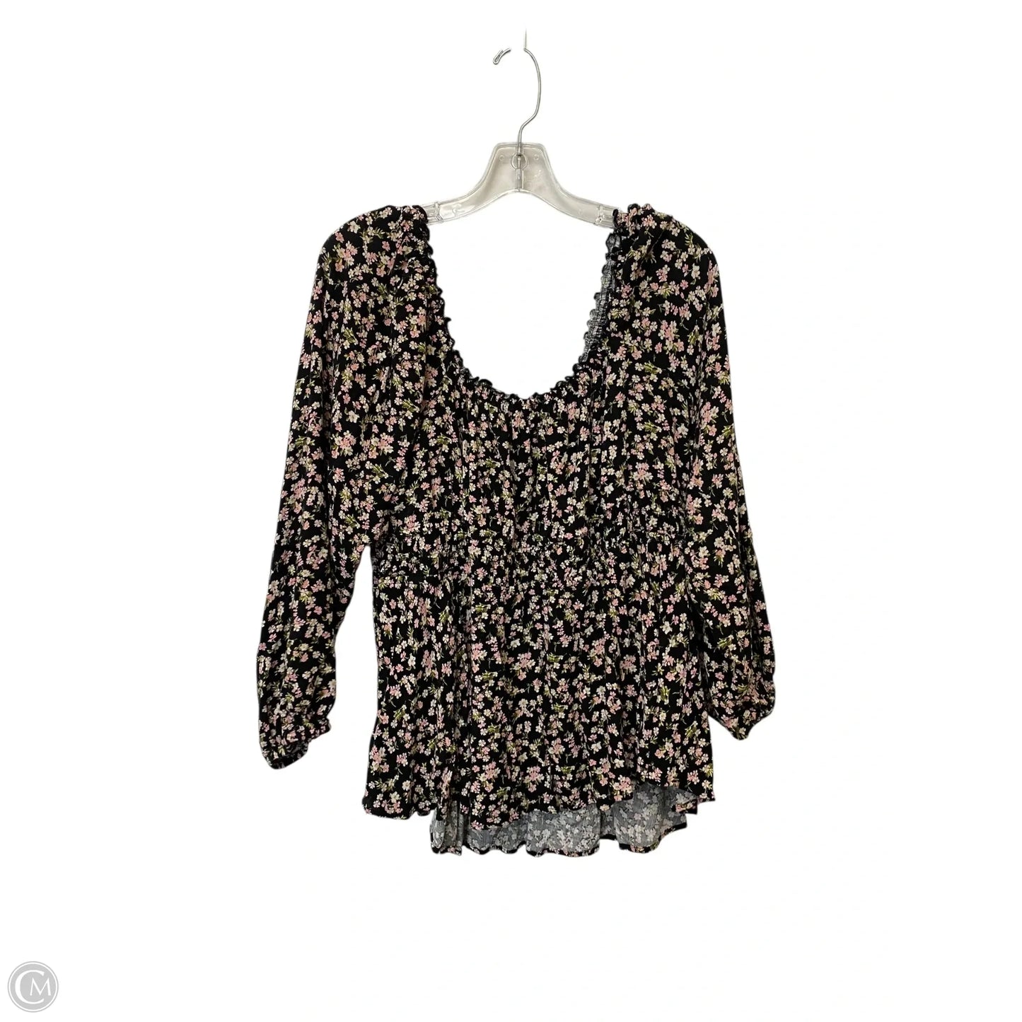 Top Long Sleeve By Torrid In Floral Print, Size: 3x