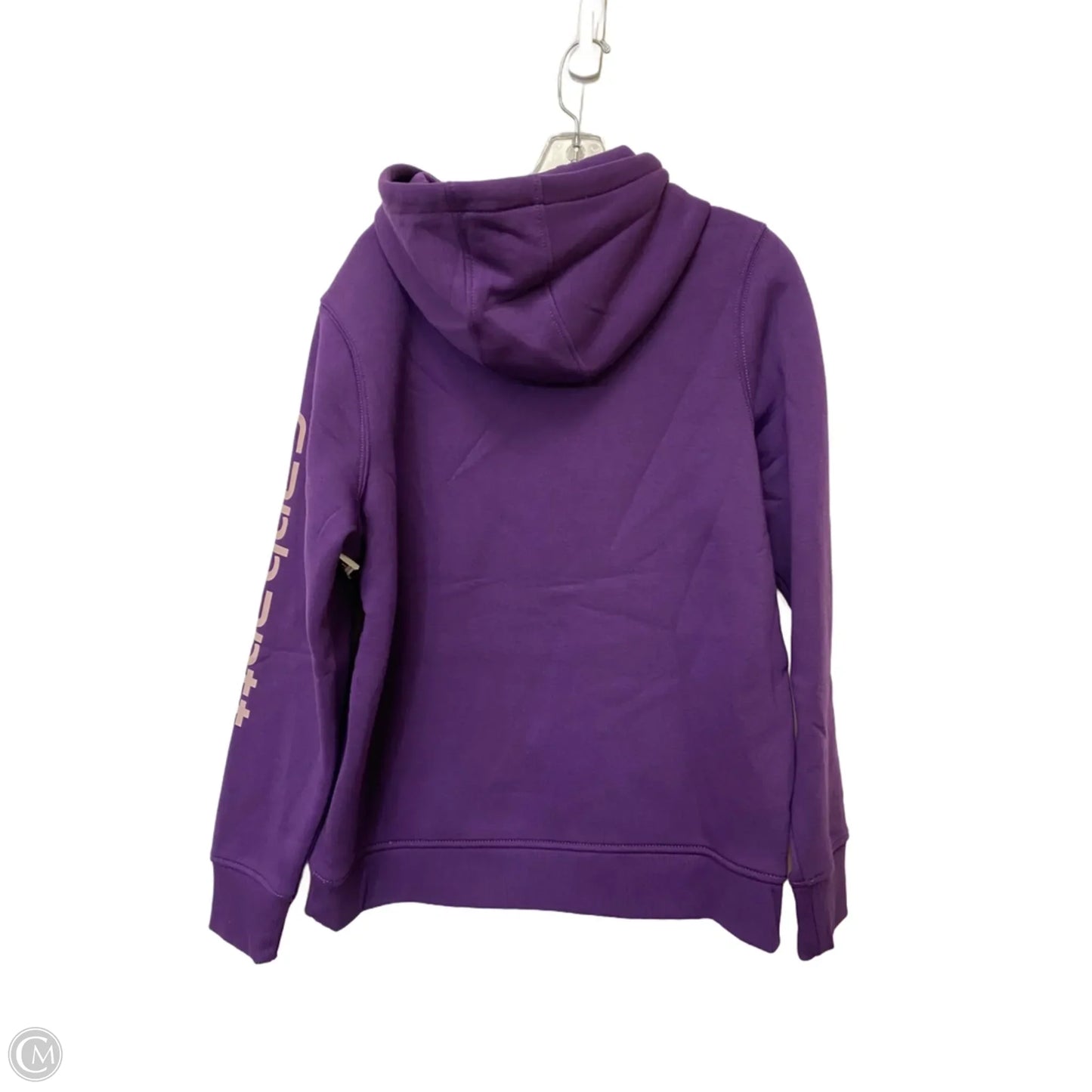 Sweatshirt Hoodie By Carhartt In Purple, Size: L