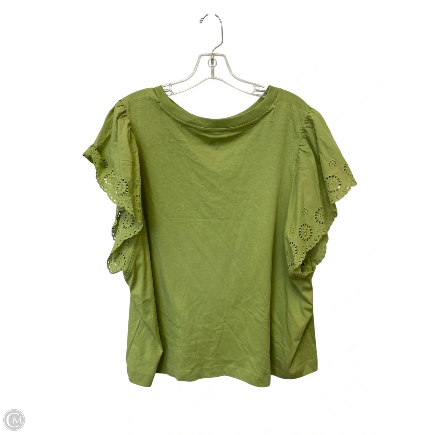 Top Short Sleeve Basic By Old Navy In Green, Size: Xxl