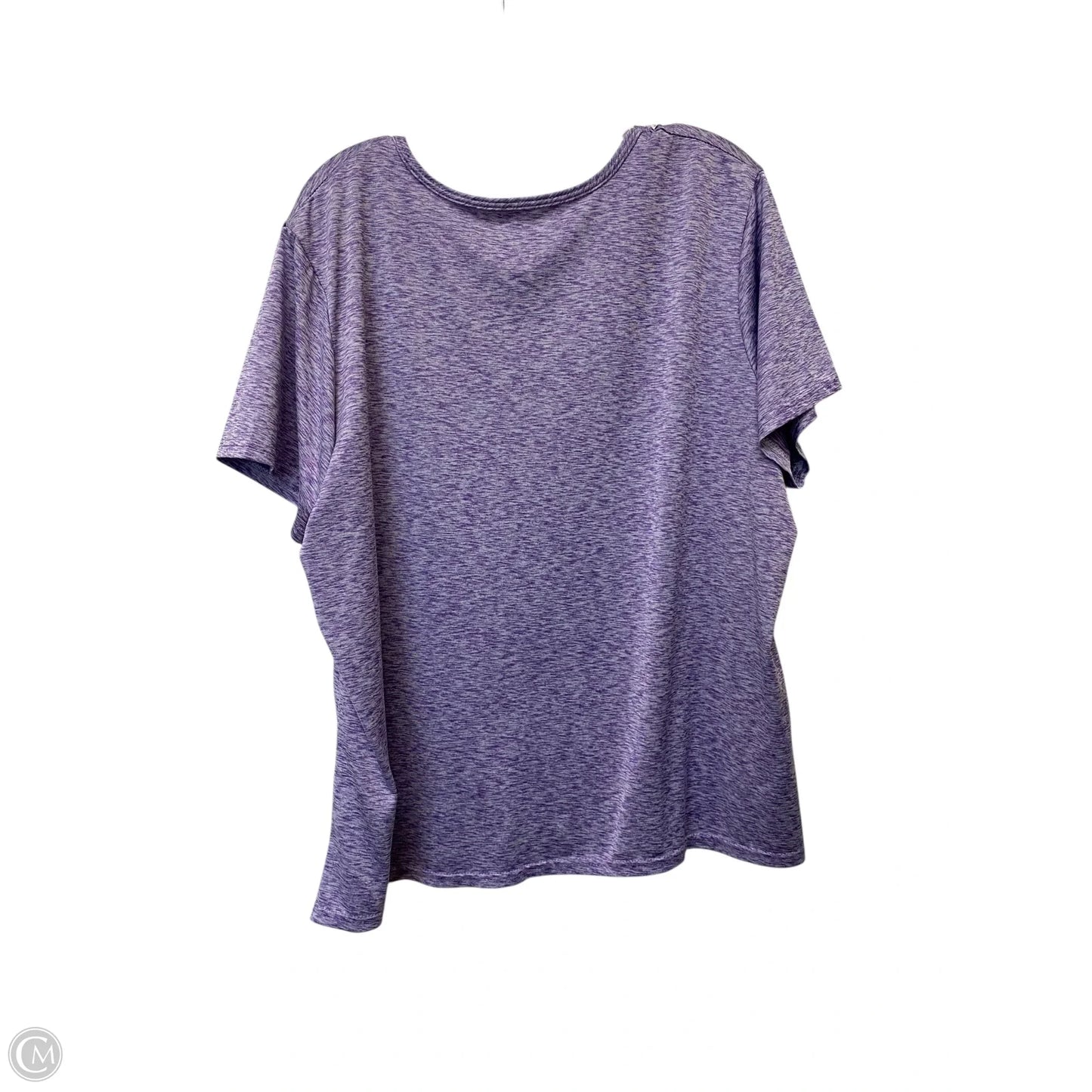 Athletic Top Short Sleeve By Cmf In Multi-colored, Size: 2x