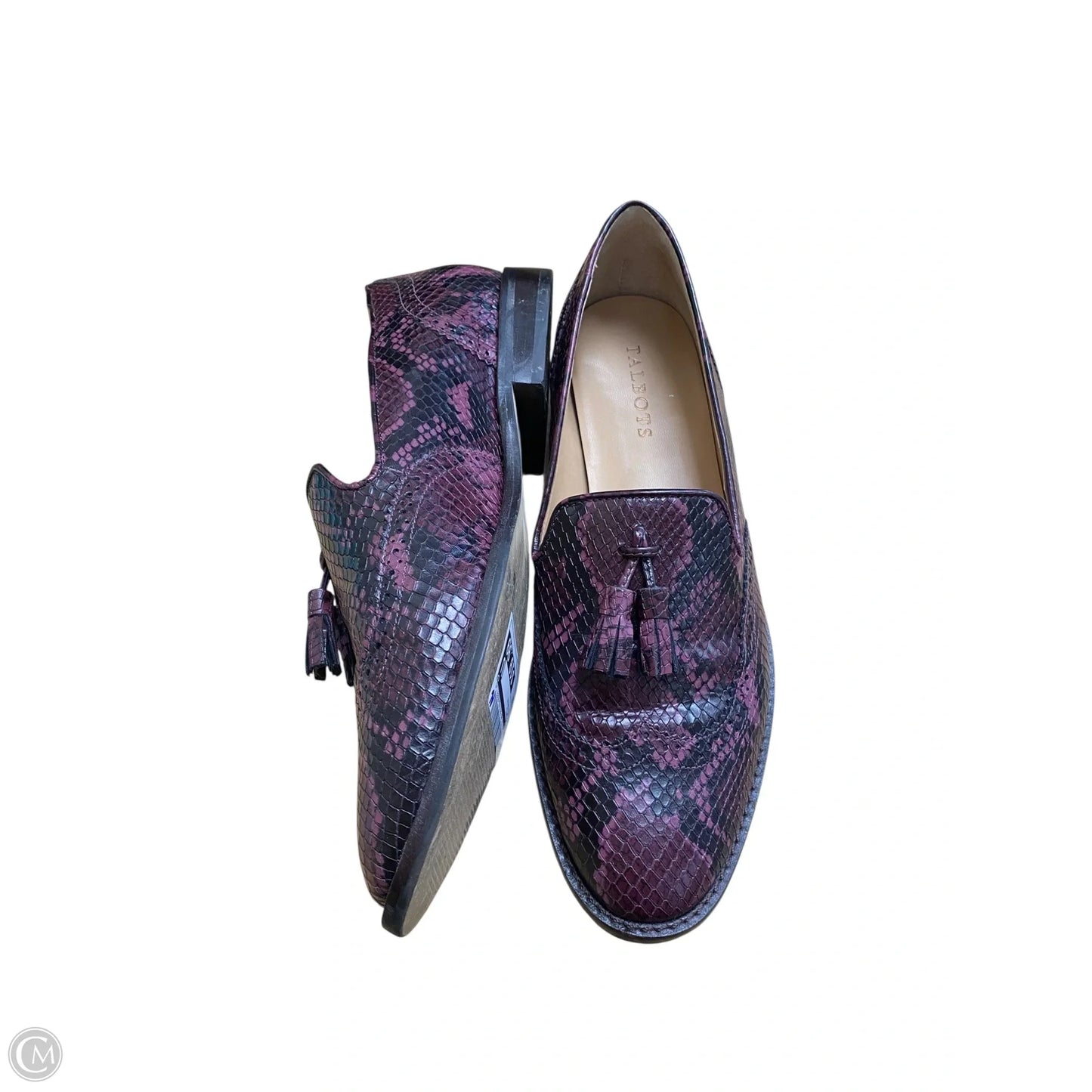 Shoes Flats By Talbots In Snakeskin Print, Size: 10