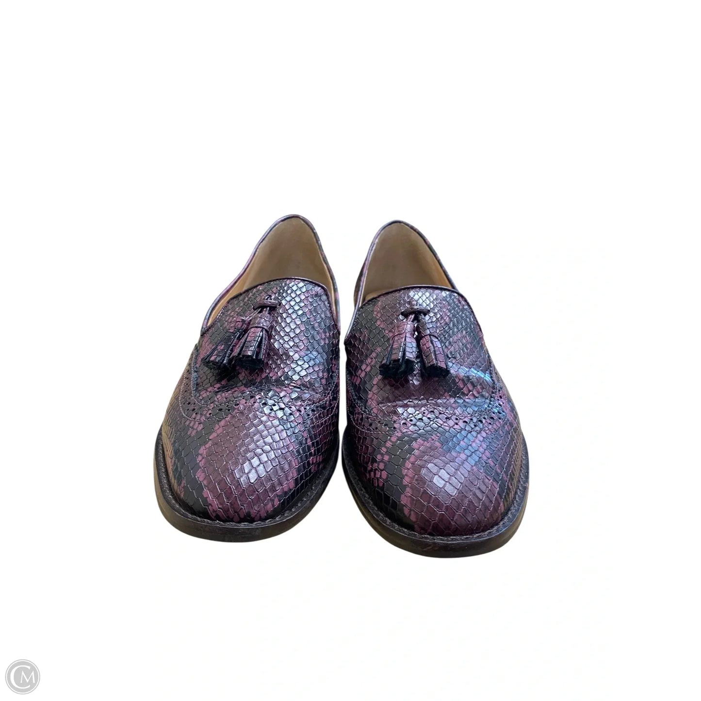 Shoes Flats By Talbots In Snakeskin Print, Size: 10