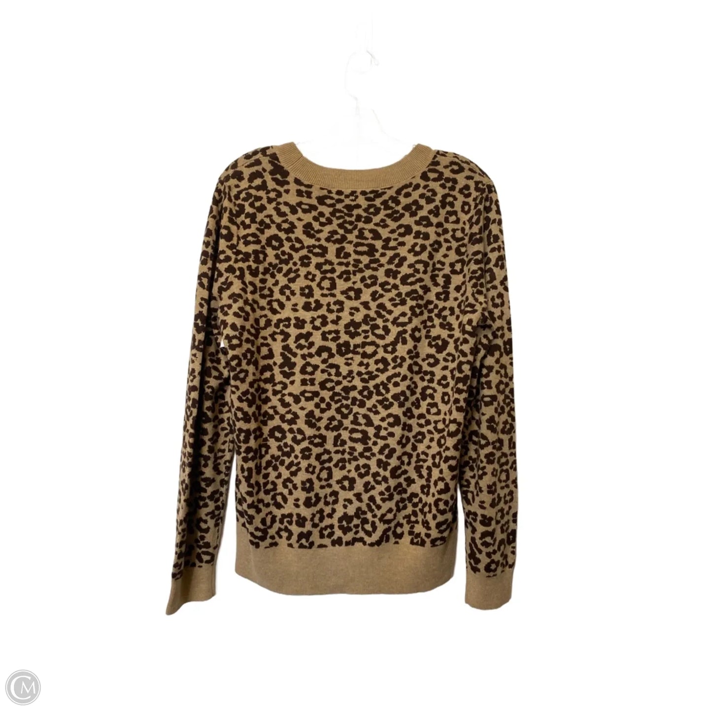 Sweater By Loft In Animal Print, Size: M
