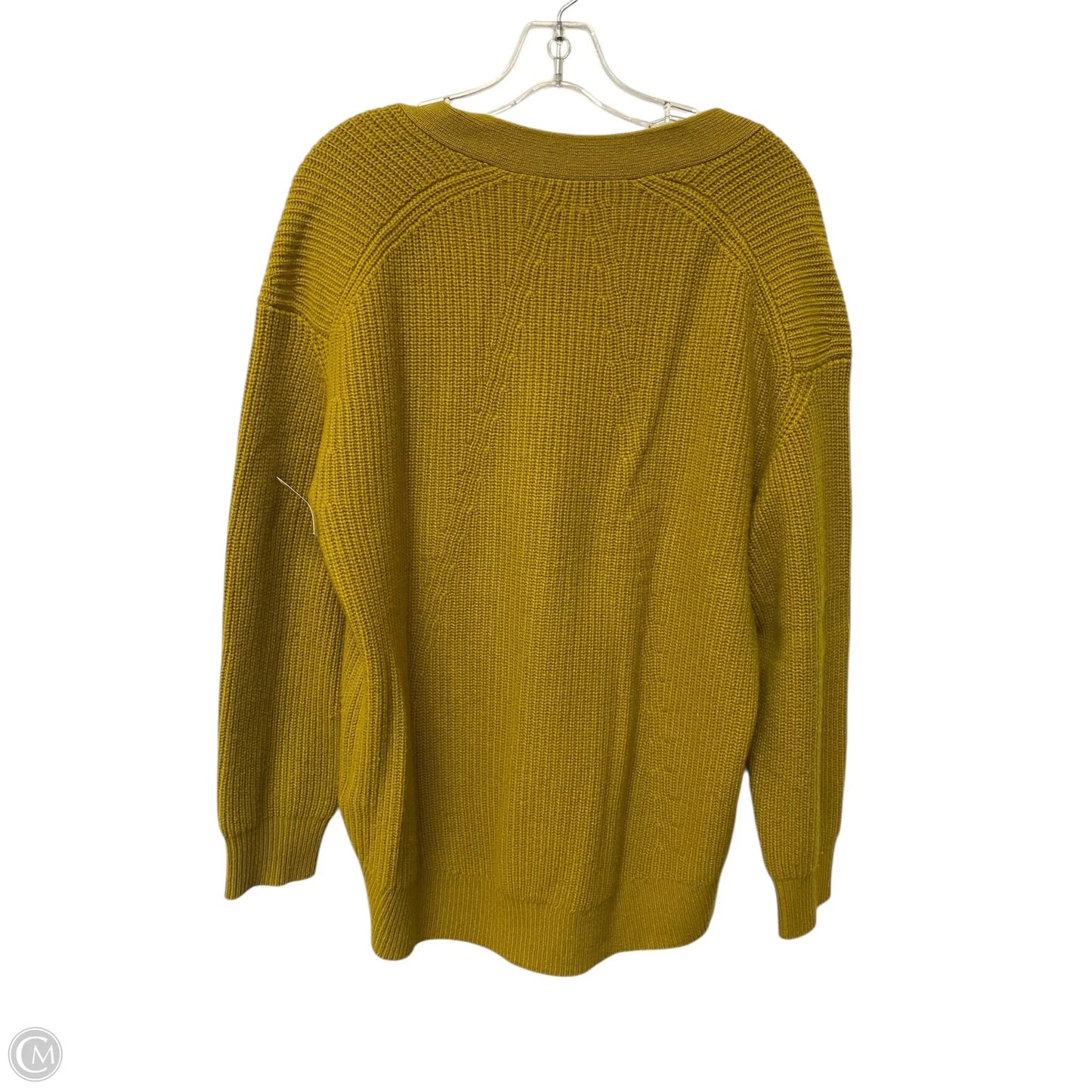 Sweater Cardigan Cashmere By Rag And Bone In Yellow, Size: S