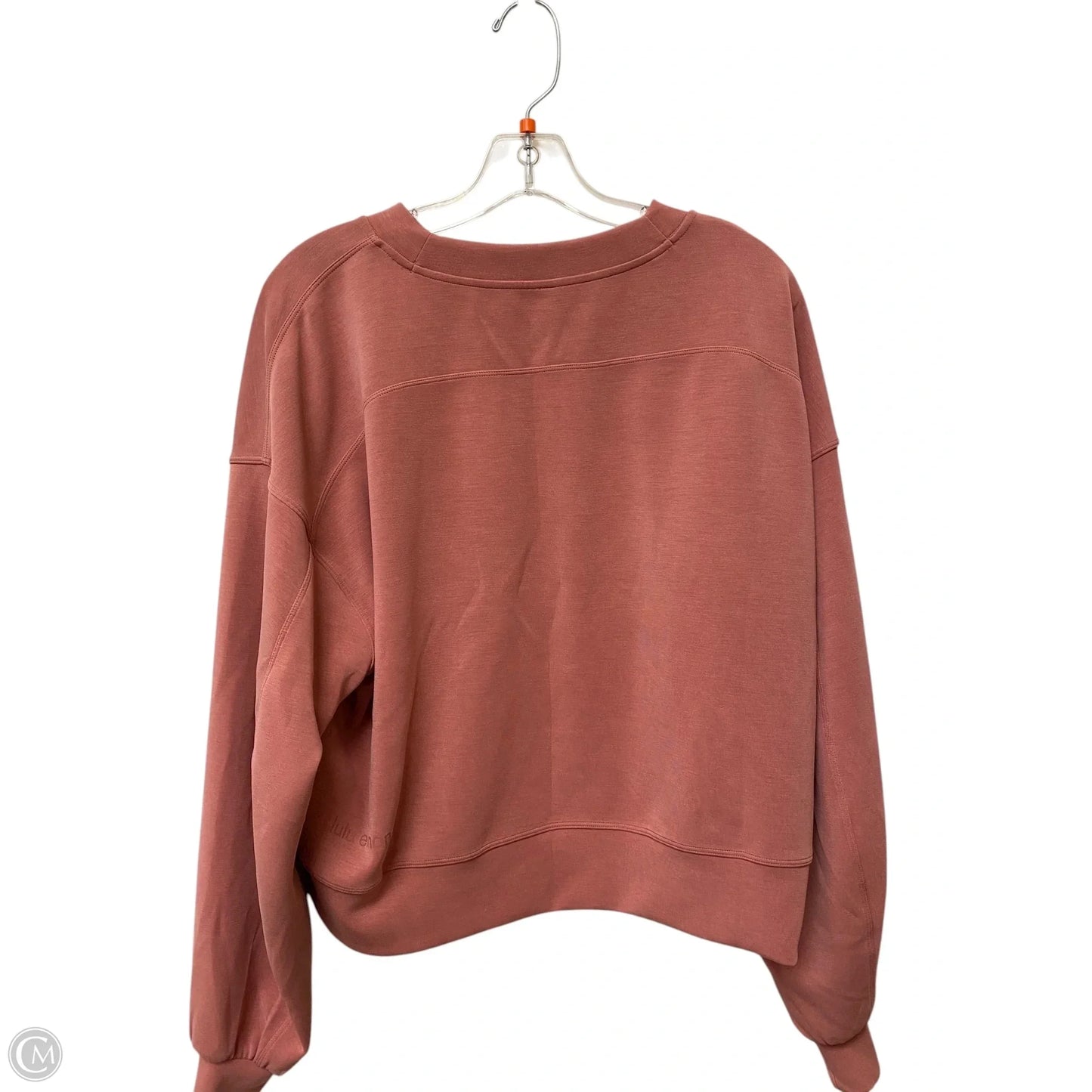 Athletic Sweatshirt Crewneck By Lululemon In Pink, Size: 8