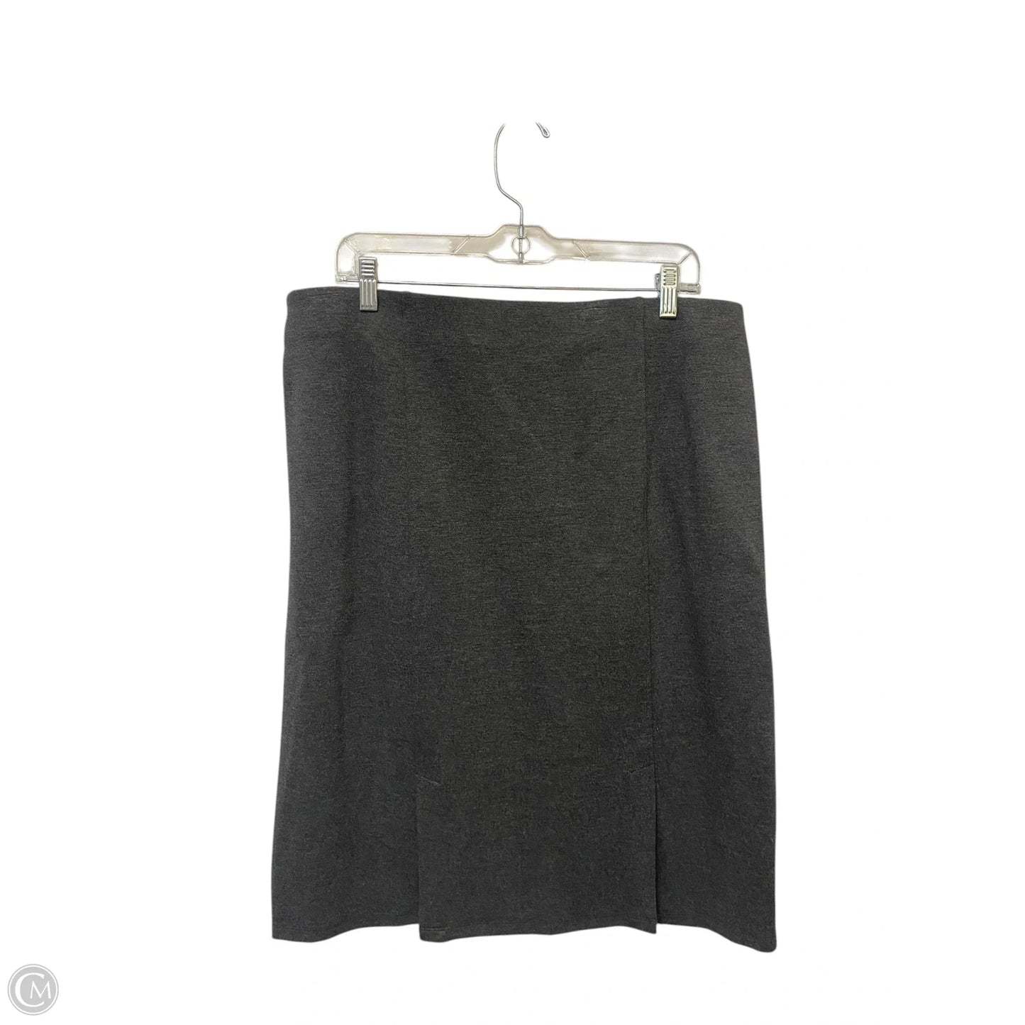 Skirt Midi By Cato In Grey, Size: L