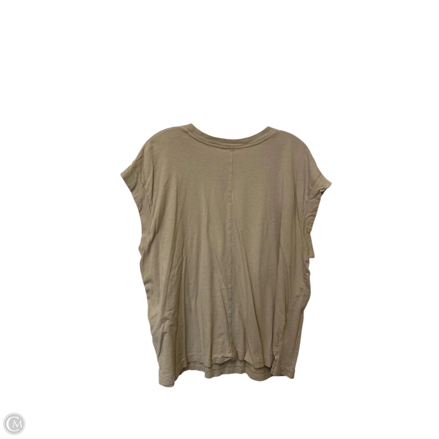 Top Short Sleeve Basic By A New Day In Brown, Size: Xxl