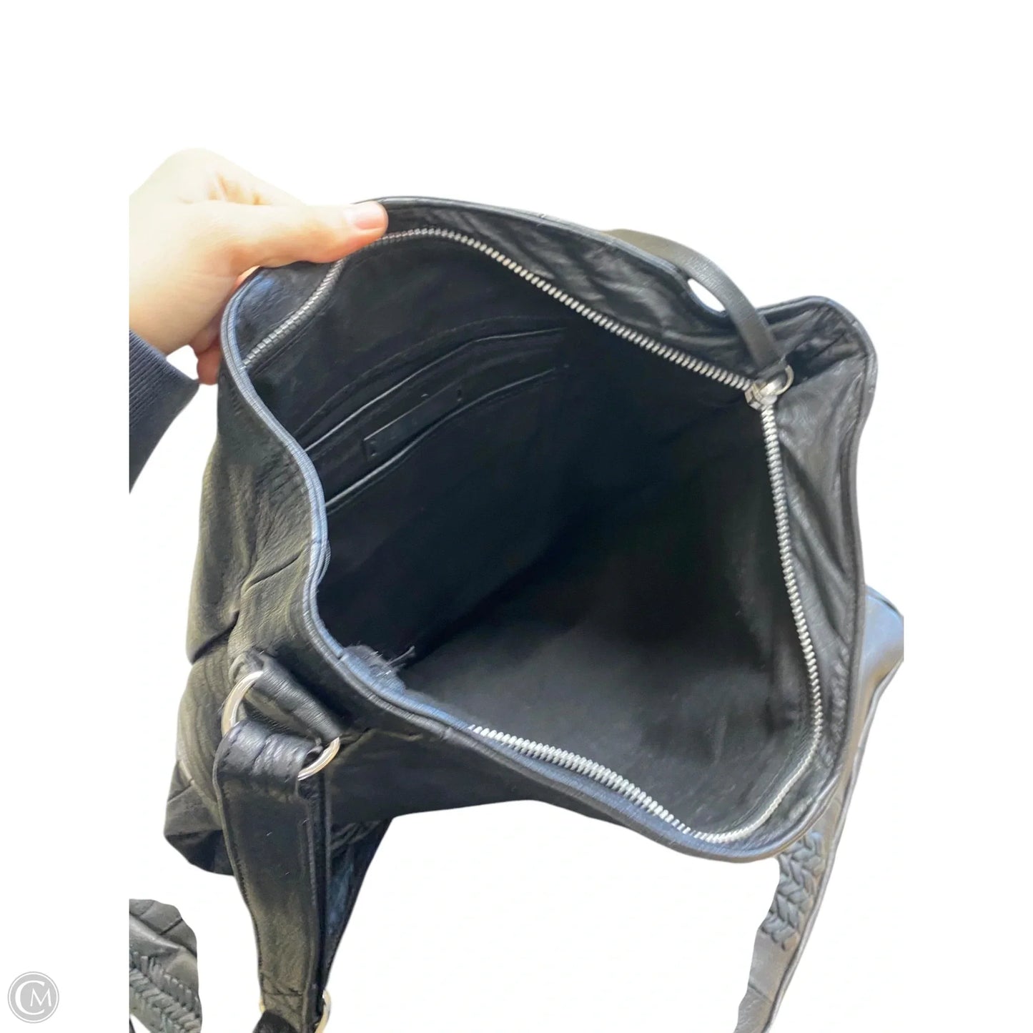 Crossbody Leather By Clothes Mentor, Size: Large