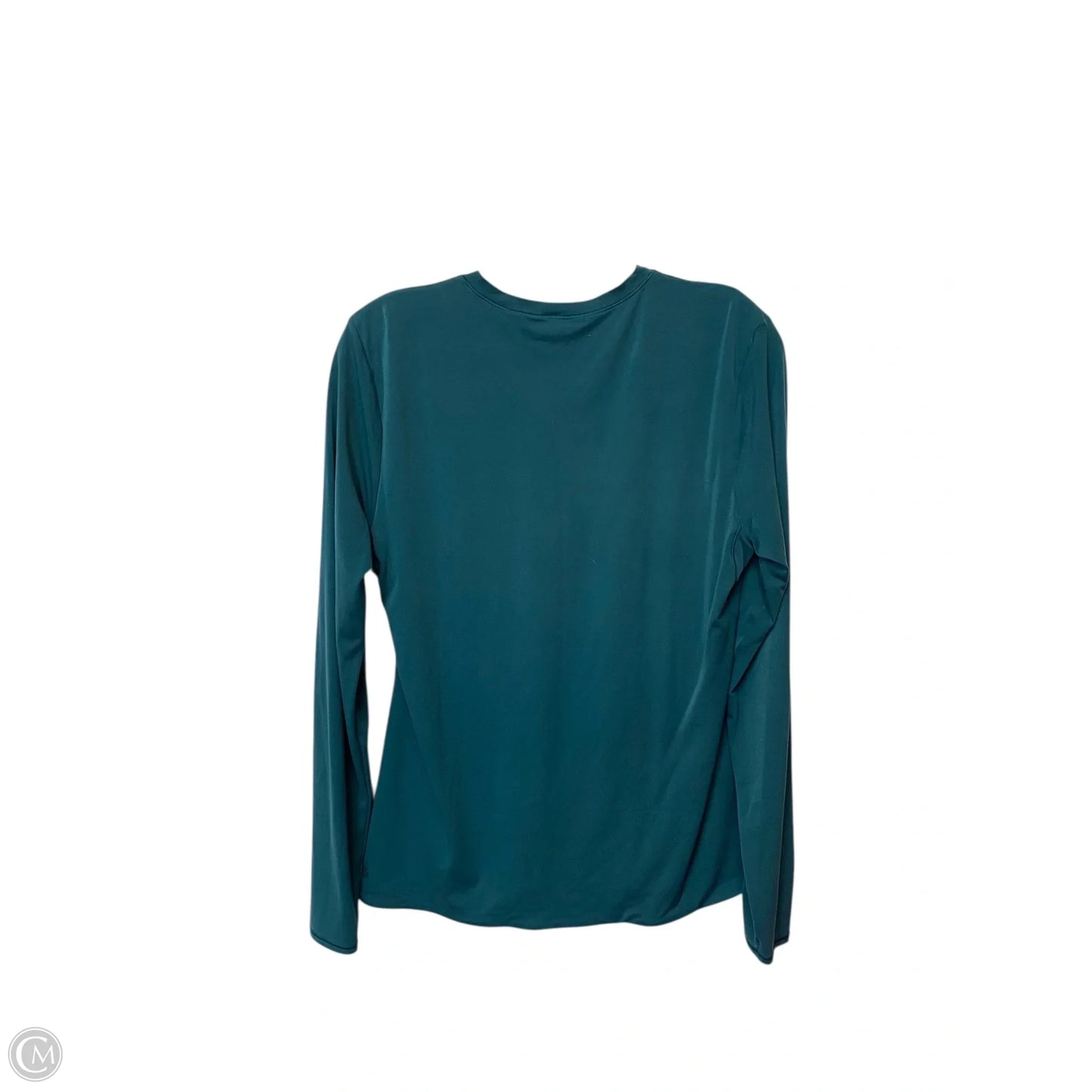 Athletic Top Long Sleeve Crewneck By Lululemon In Green, Size: Xl