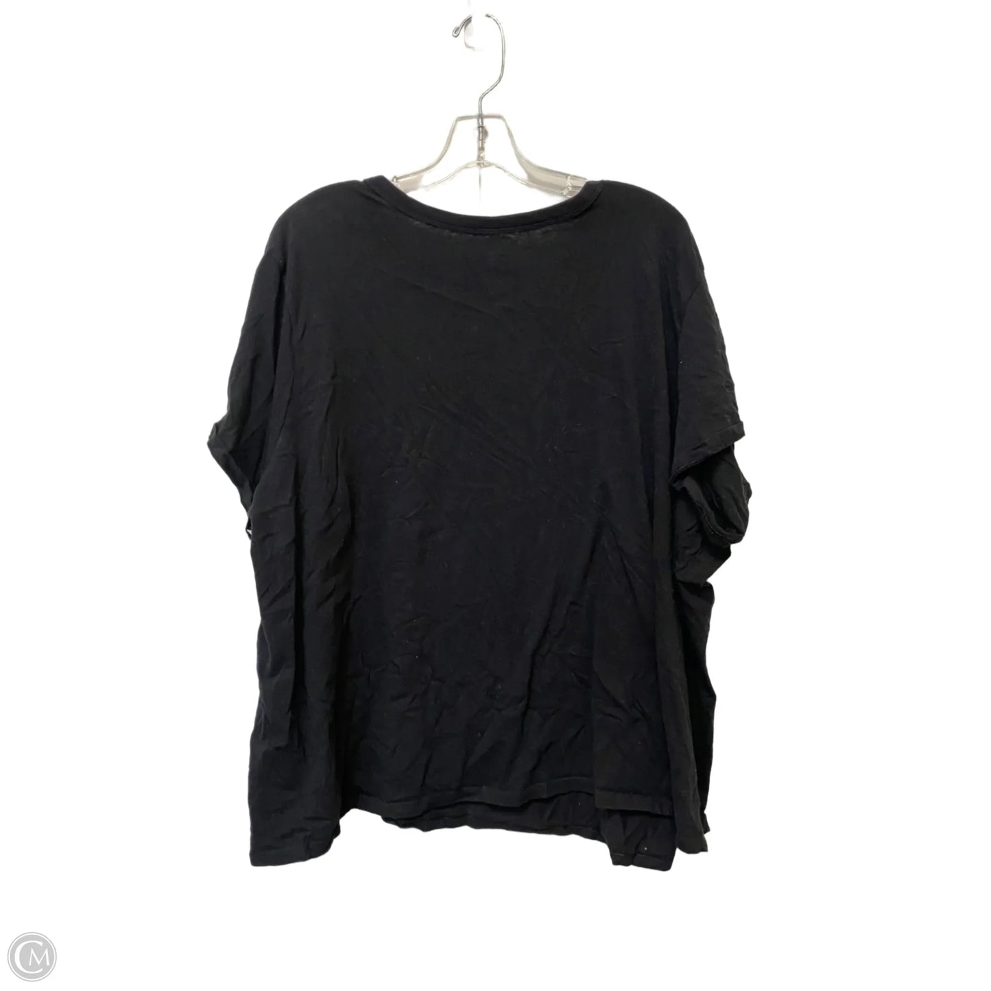 Top Short Sleeve Basic By Old Navy In Black, Size: 4x