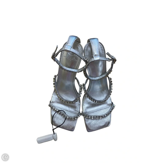 Shoes Heels Stiletto By Marc Fisher In Silver, Size: 7