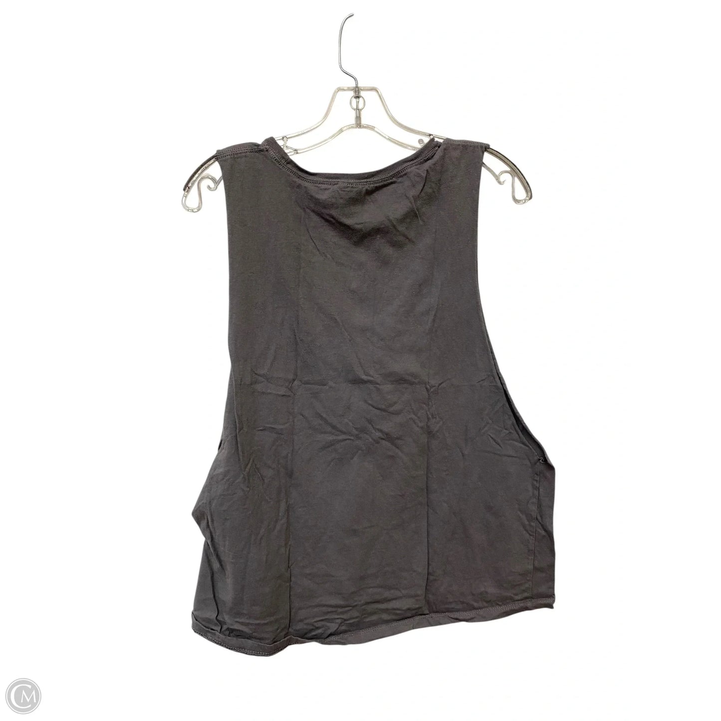 Top Sleeveless Basic By Cme In Grey, Size: L
