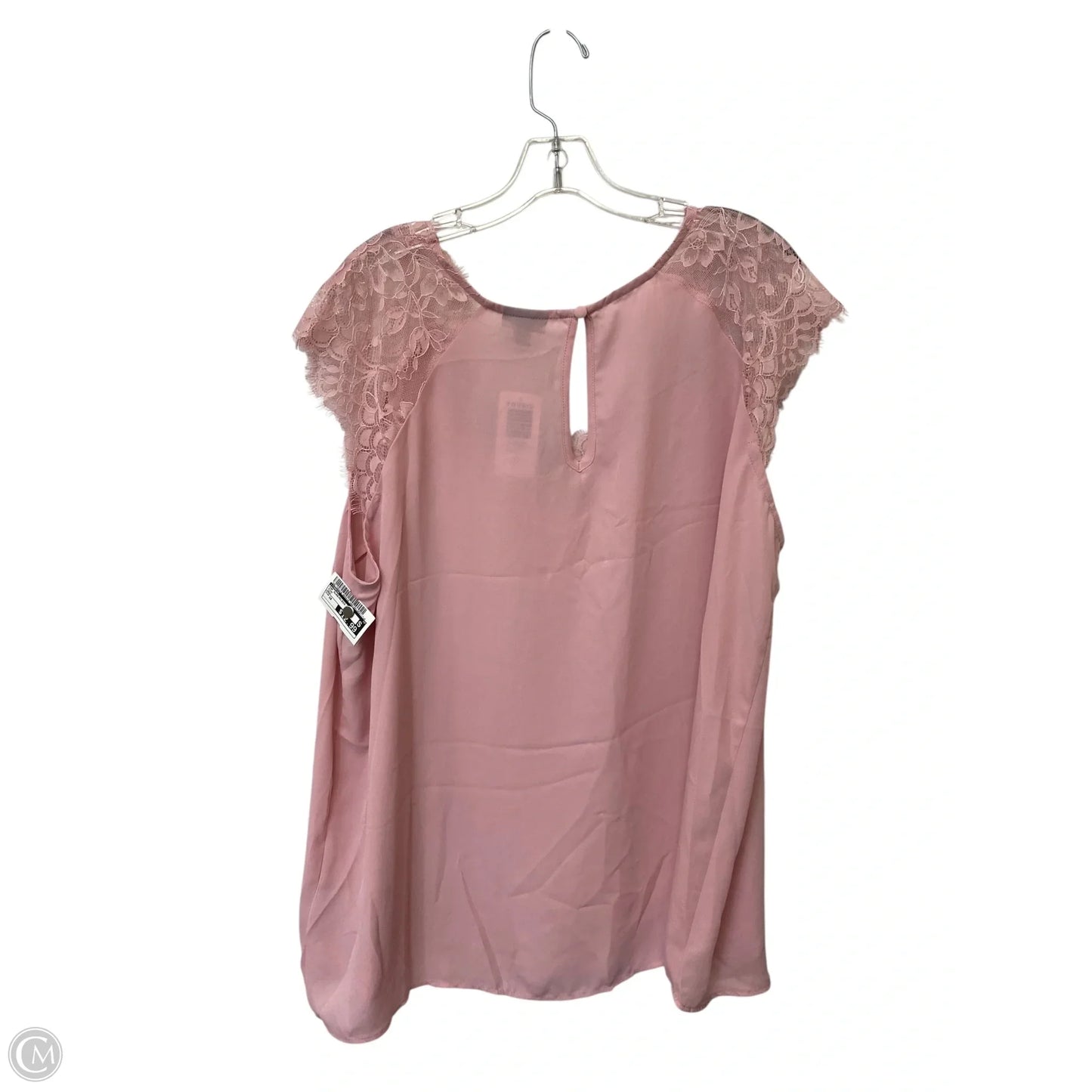 Top Sleeveless By Torrid In Pink, Size: 1x