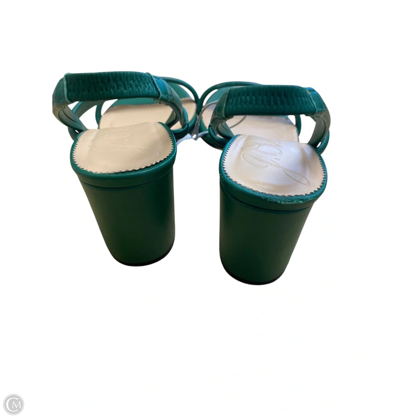 Shoes Heels Block By J. Crew In Green, Size: 9