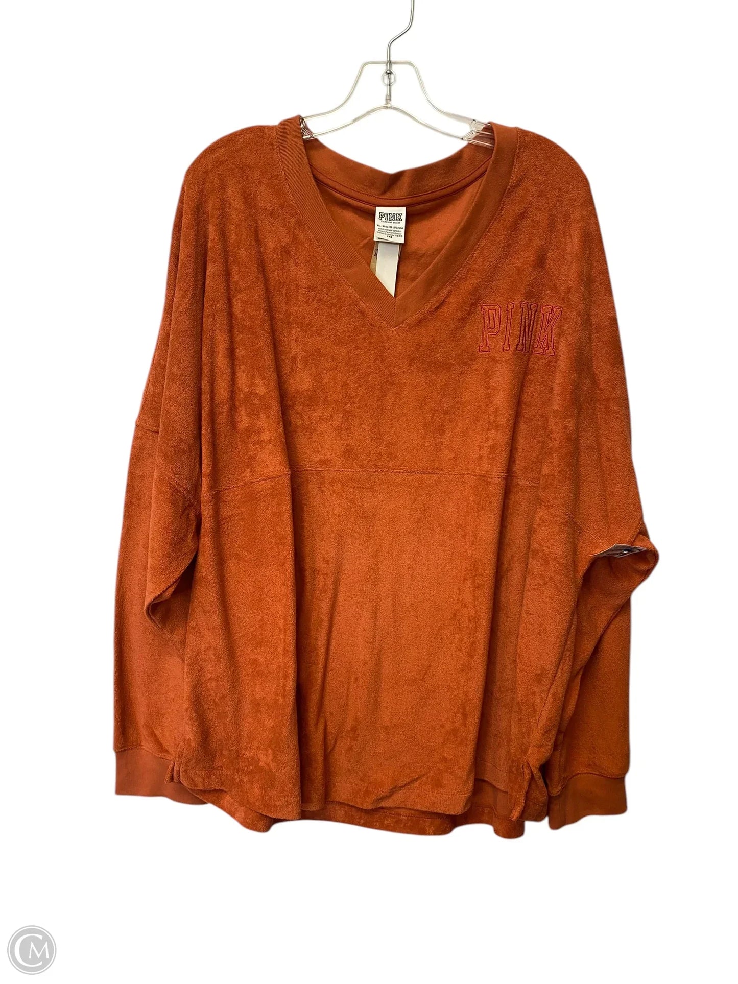 Sweatshirt Crewneck By Pink Size: 2x