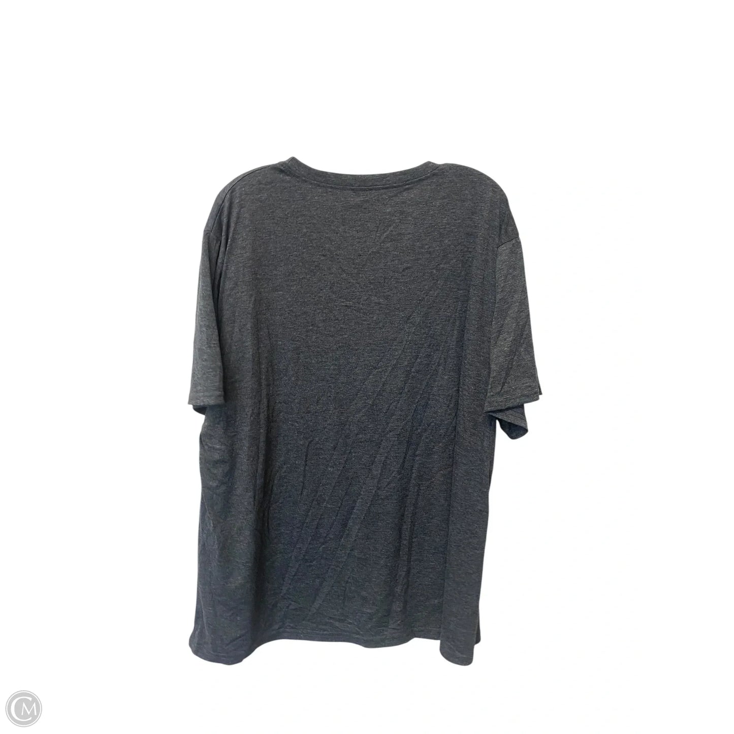 Top Short Sleeve By Clothes Mentor In Grey, Size: 3x