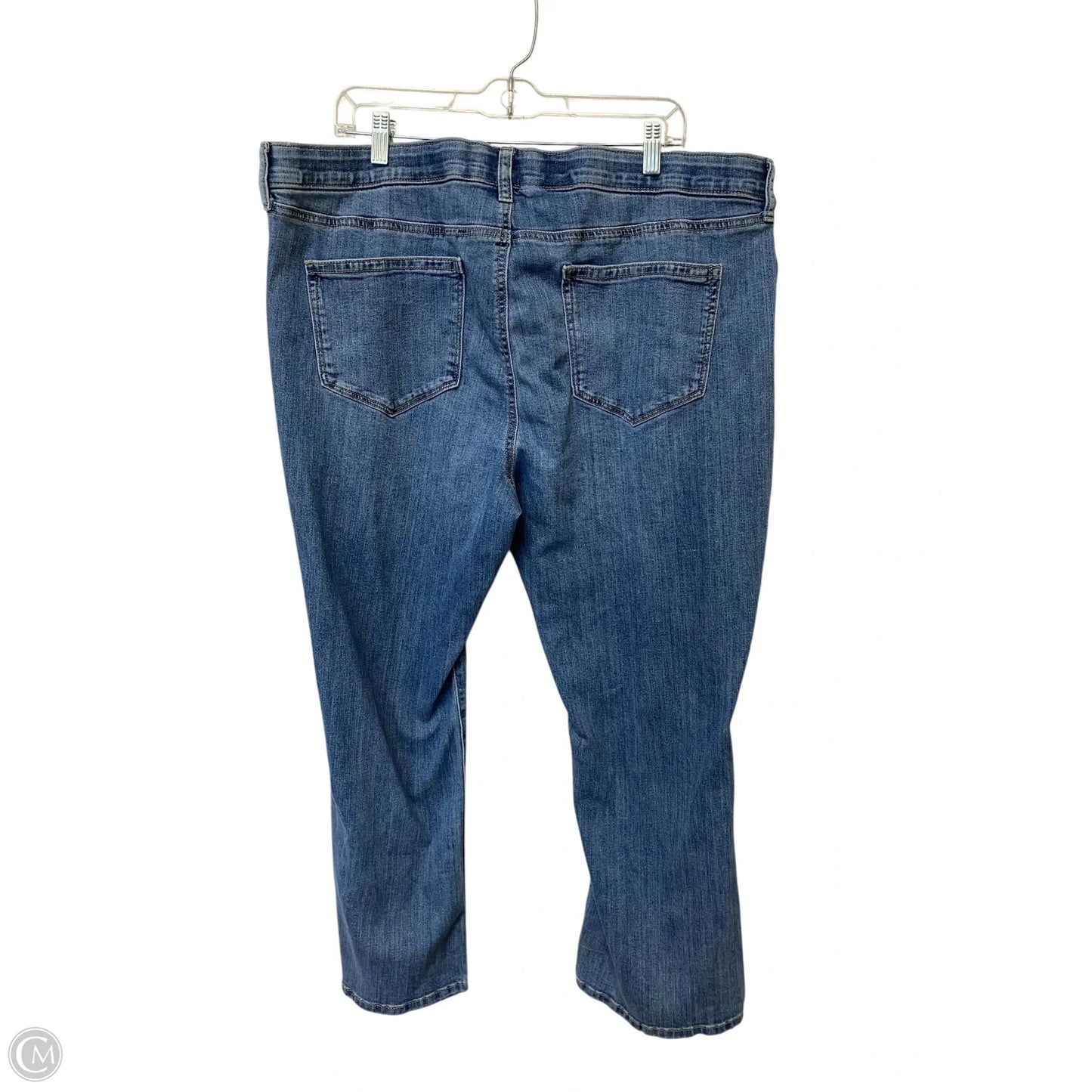 Jeans Cropped By Sonoma In Blue Denim, Size: 22