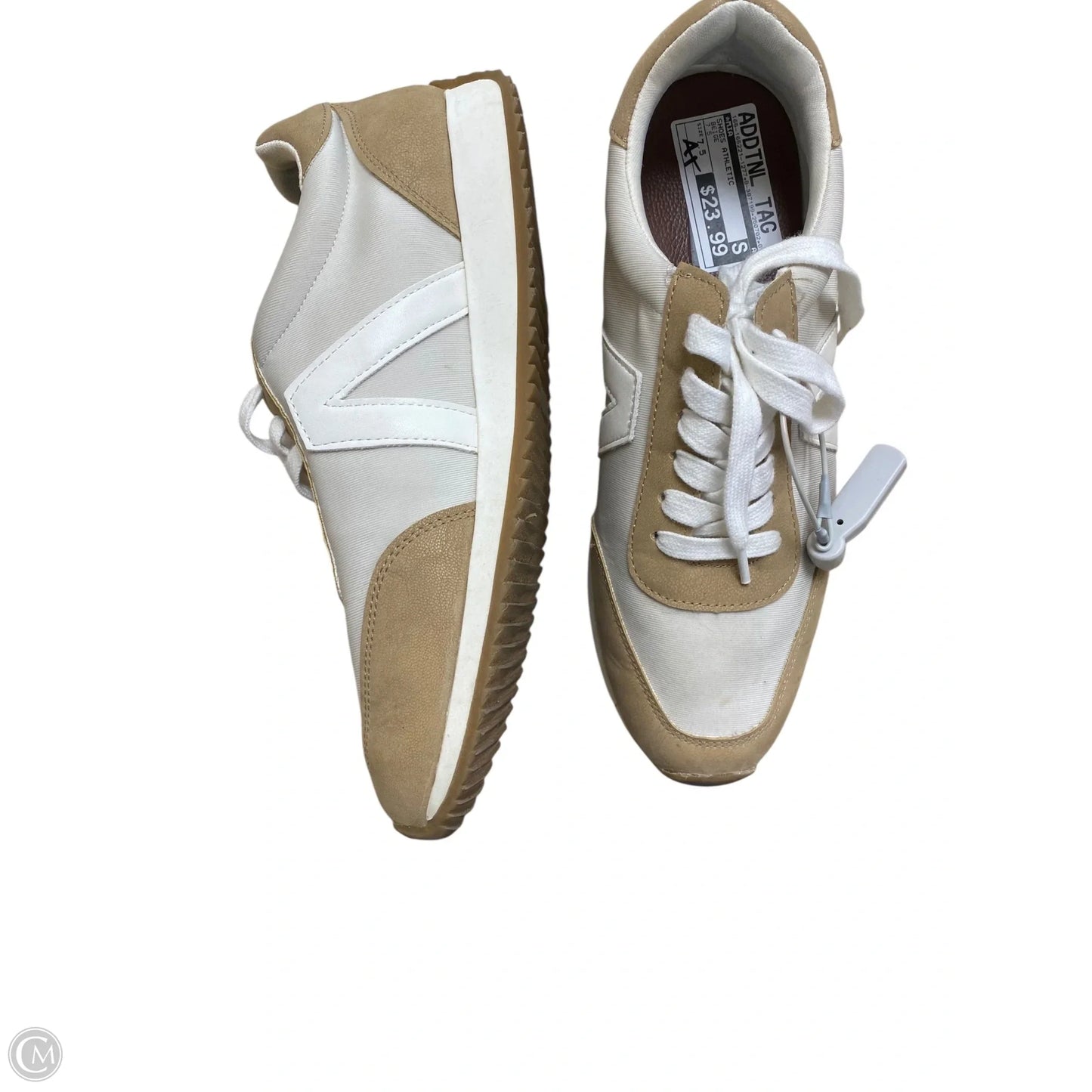 Shoes Athletic By Mia In Beige, Size: 7.5