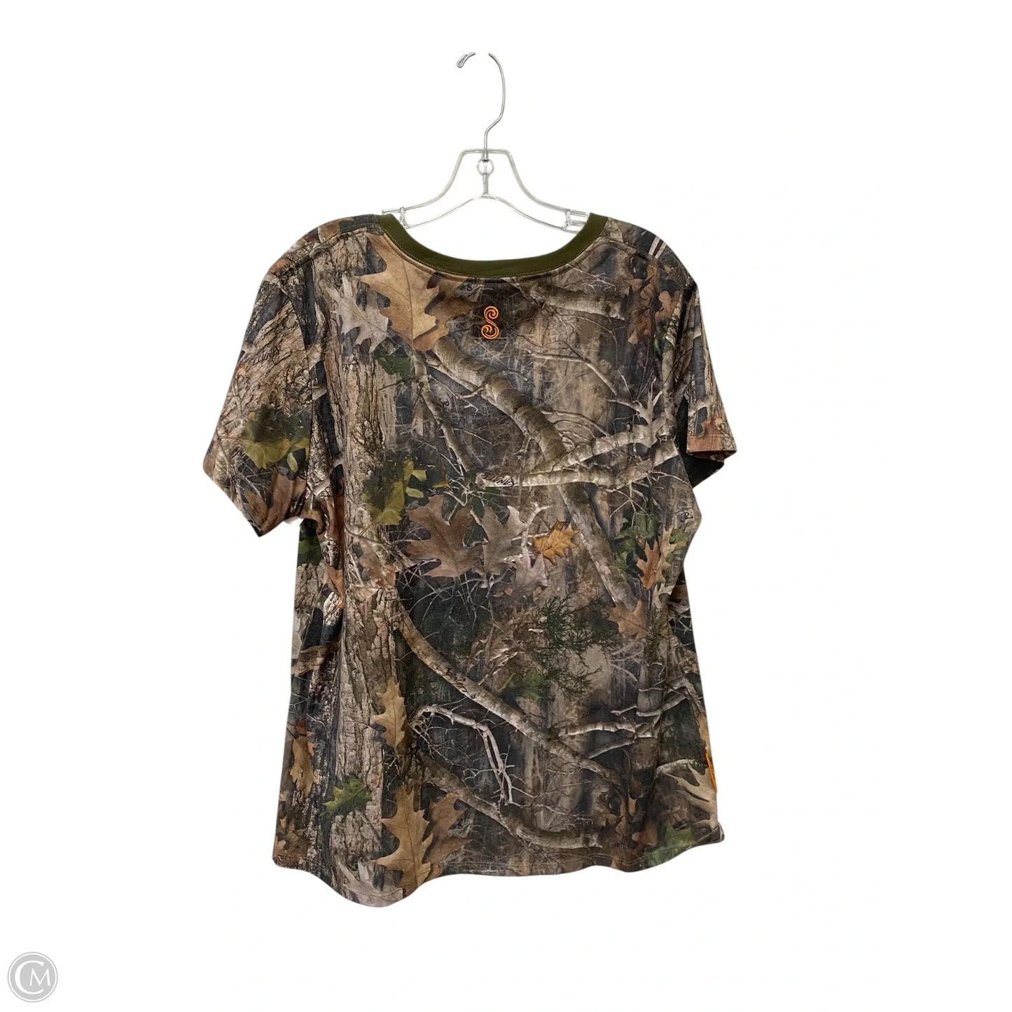 Top Short Sleeve By Clothes Mentor In Camouflage Print, Size: Xxl