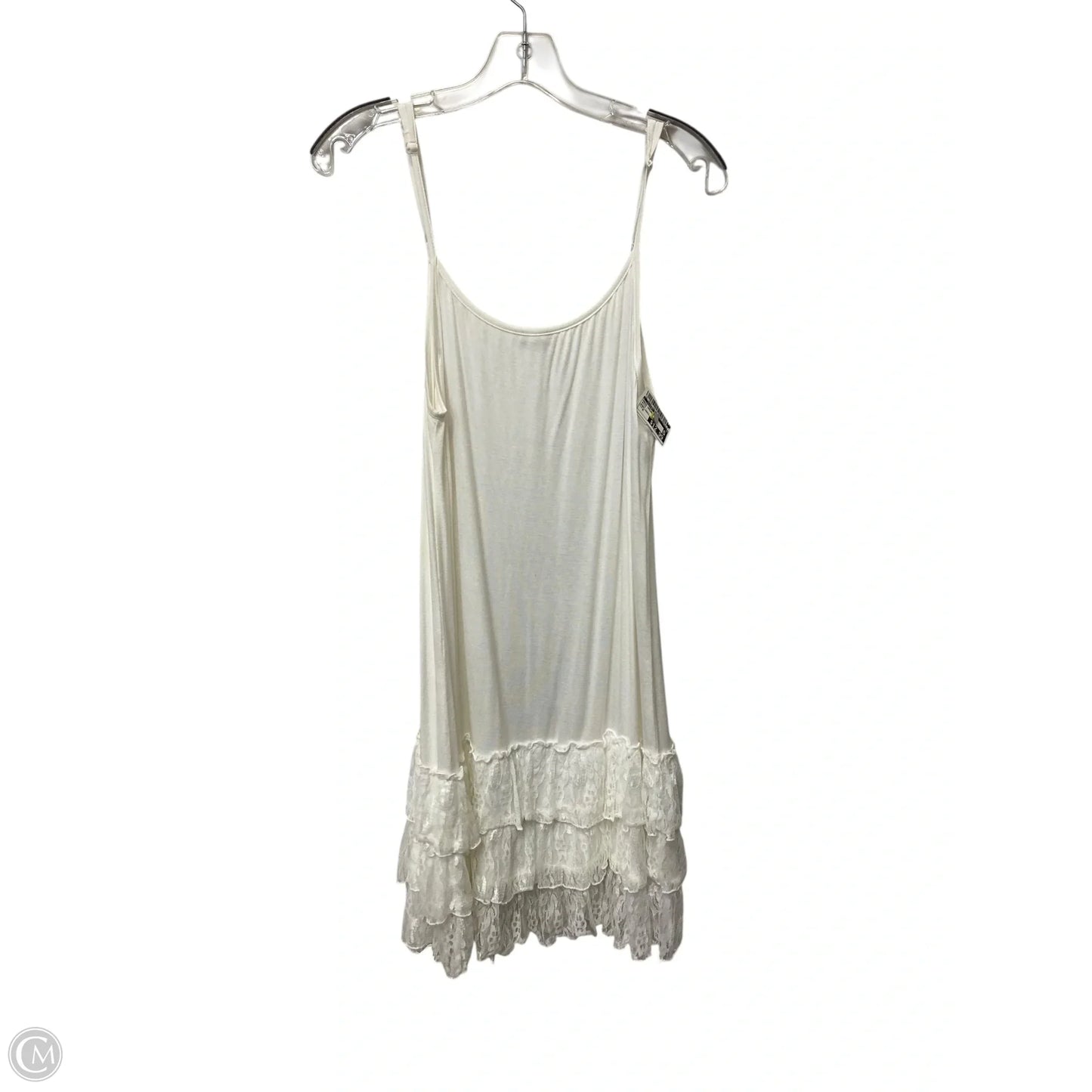 Dress Casual Midi By Clothes Mentor In White, Size: M