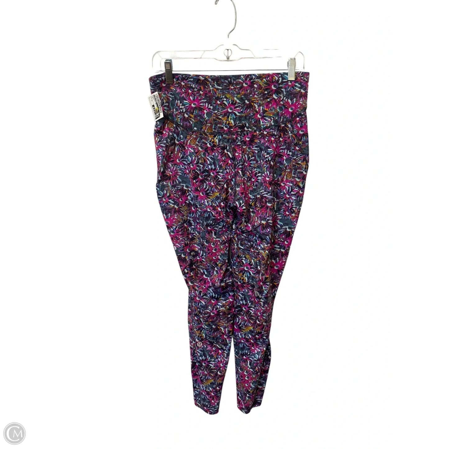 Athletic Leggings By Lululemon In Multi-colored, Size: 10