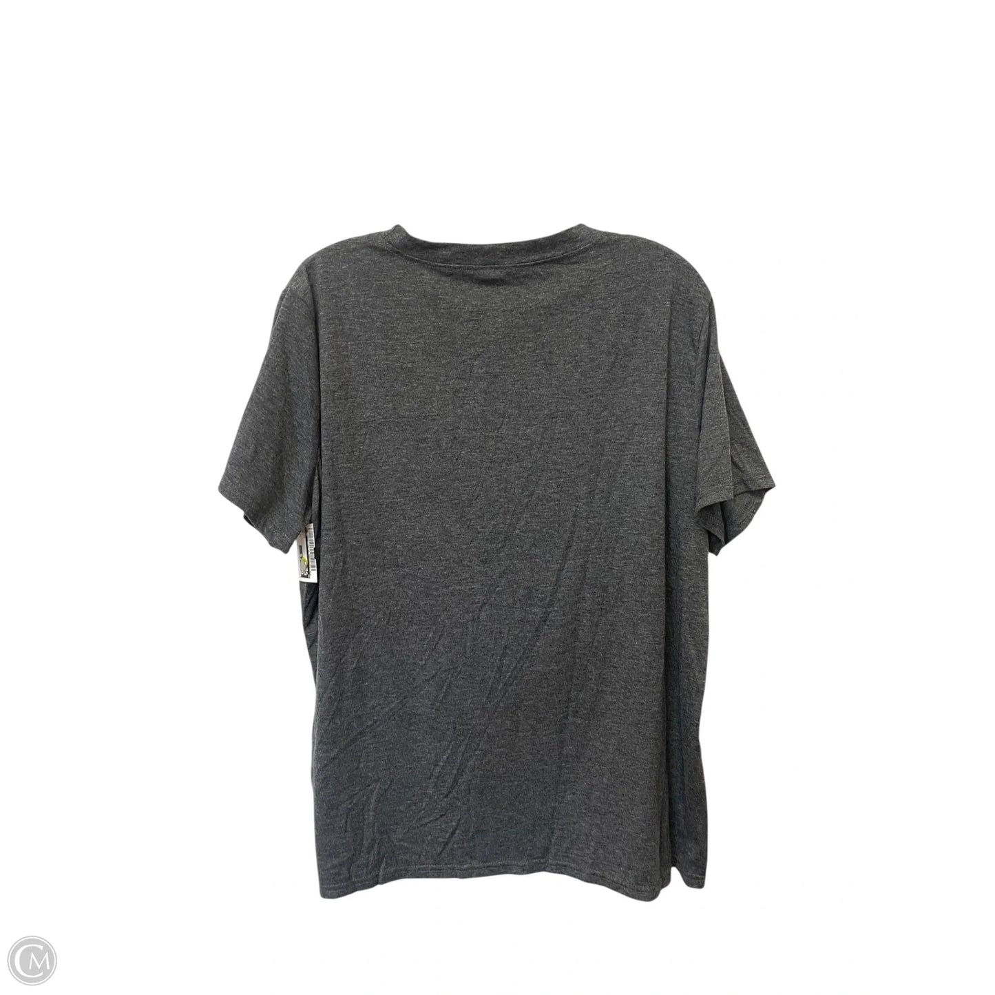 Top Short Sleeve By Cmf In Grey, Size: 2x