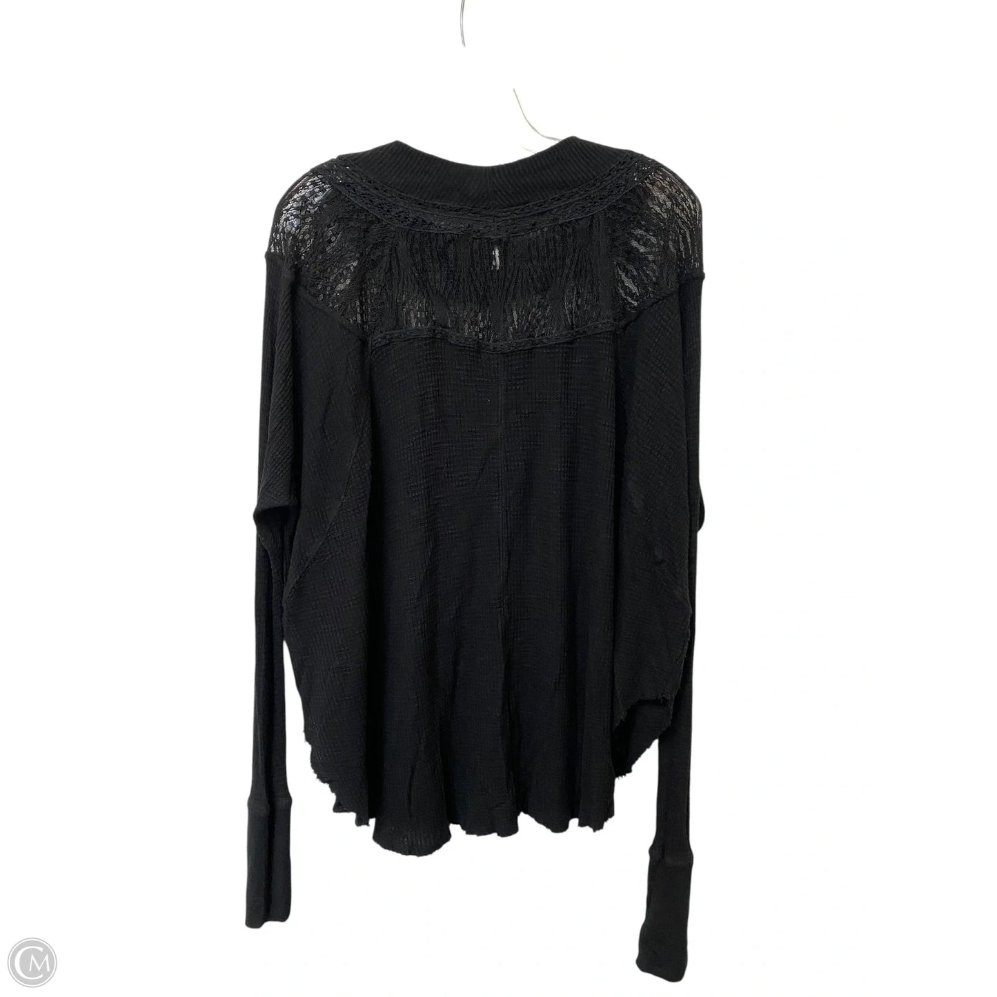 Top Long Sleeve By Free People In Black, Size: L