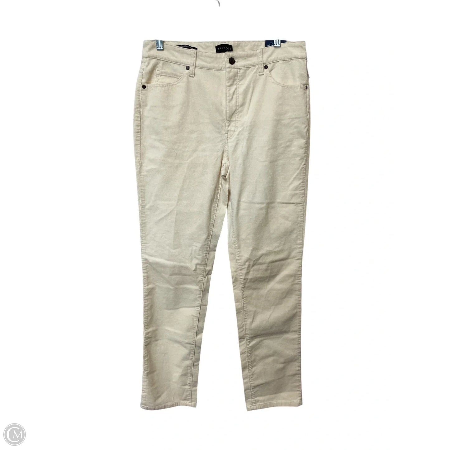 Pants Corduroy By Talbots In Cream, Size: 6