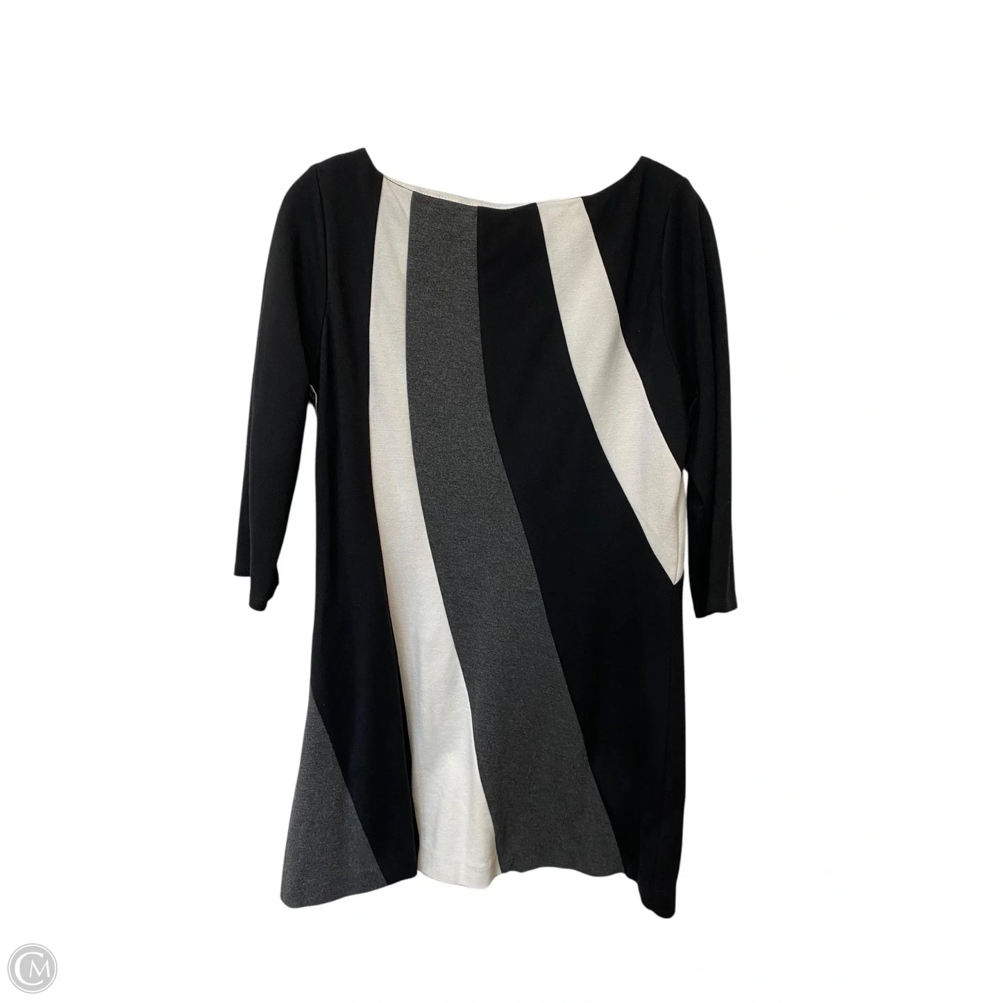 Top 3/4 Sleeve By White House Black Market In Striped Pattern, Size: M