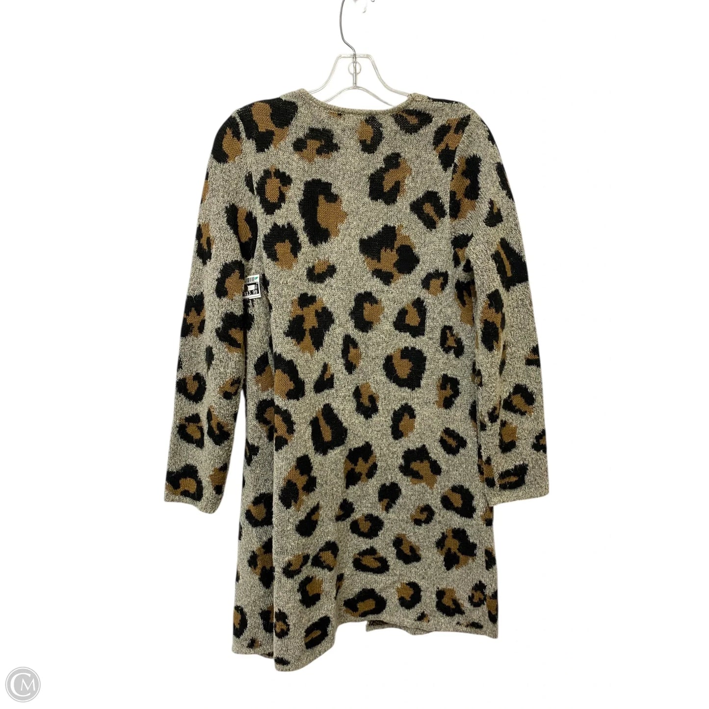Cardigan By Apt 9 In Animal Print, Size: M