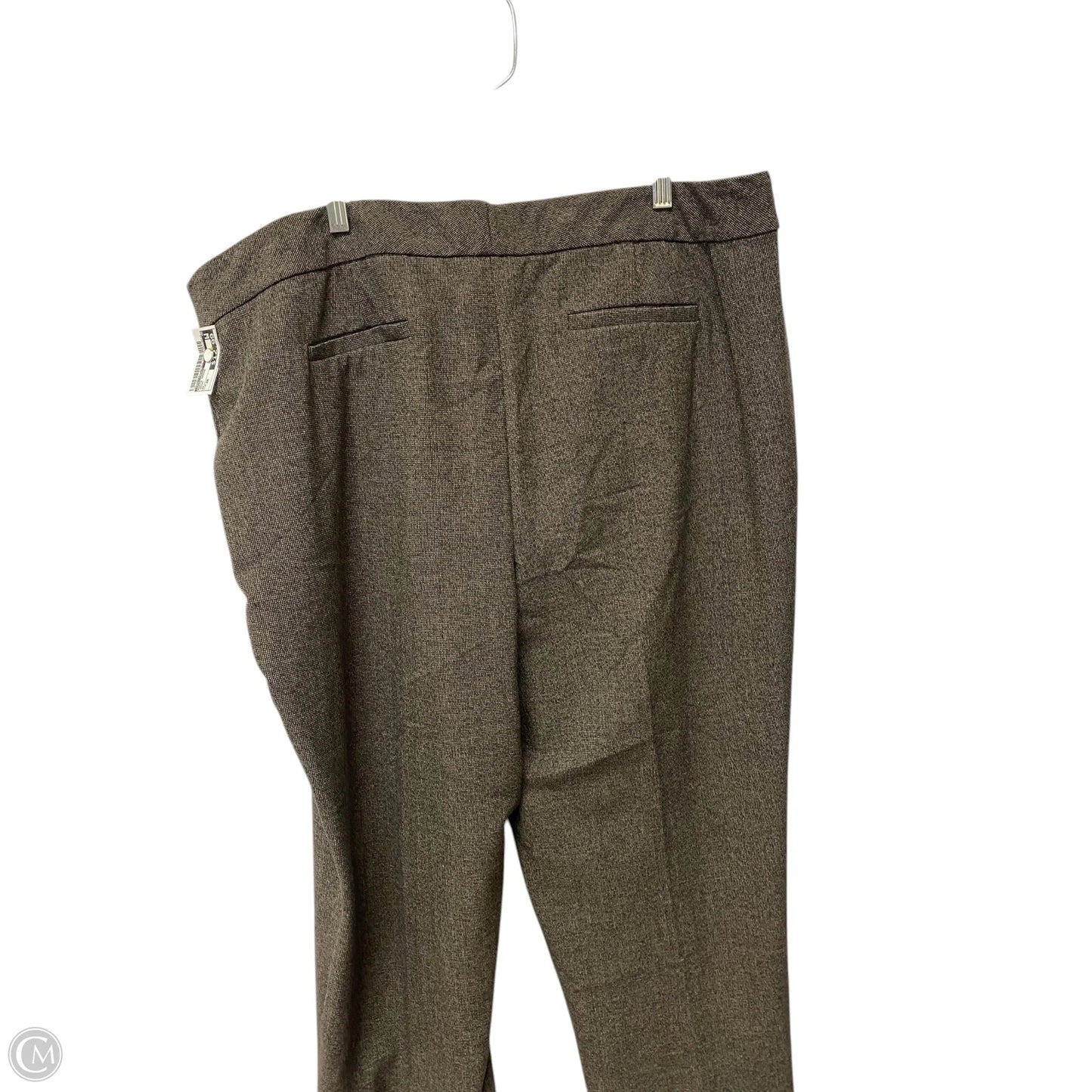 Pants Dress By Investments In Brown, Size: 20