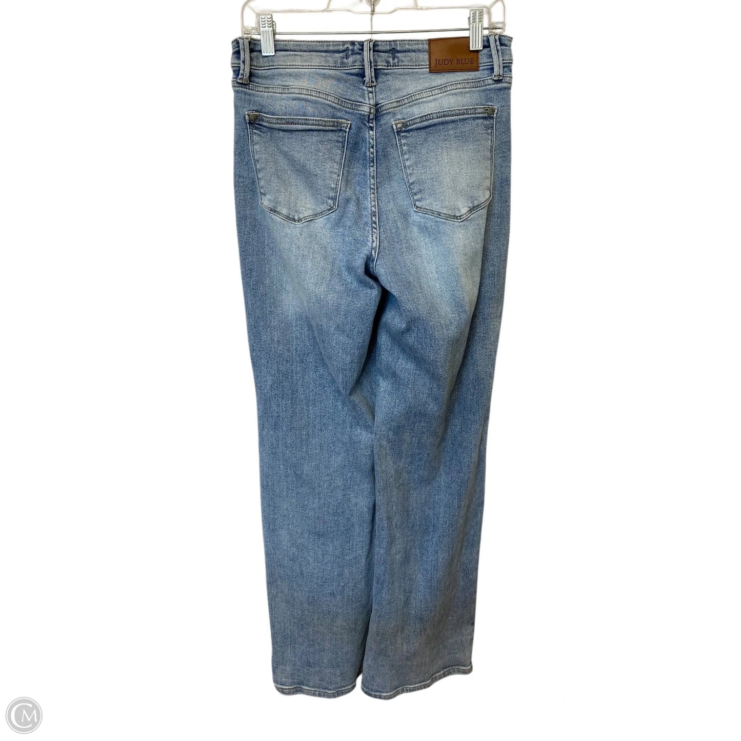 Jeans Wide Leg By Judy Blue In Blue Denim, Size: 28