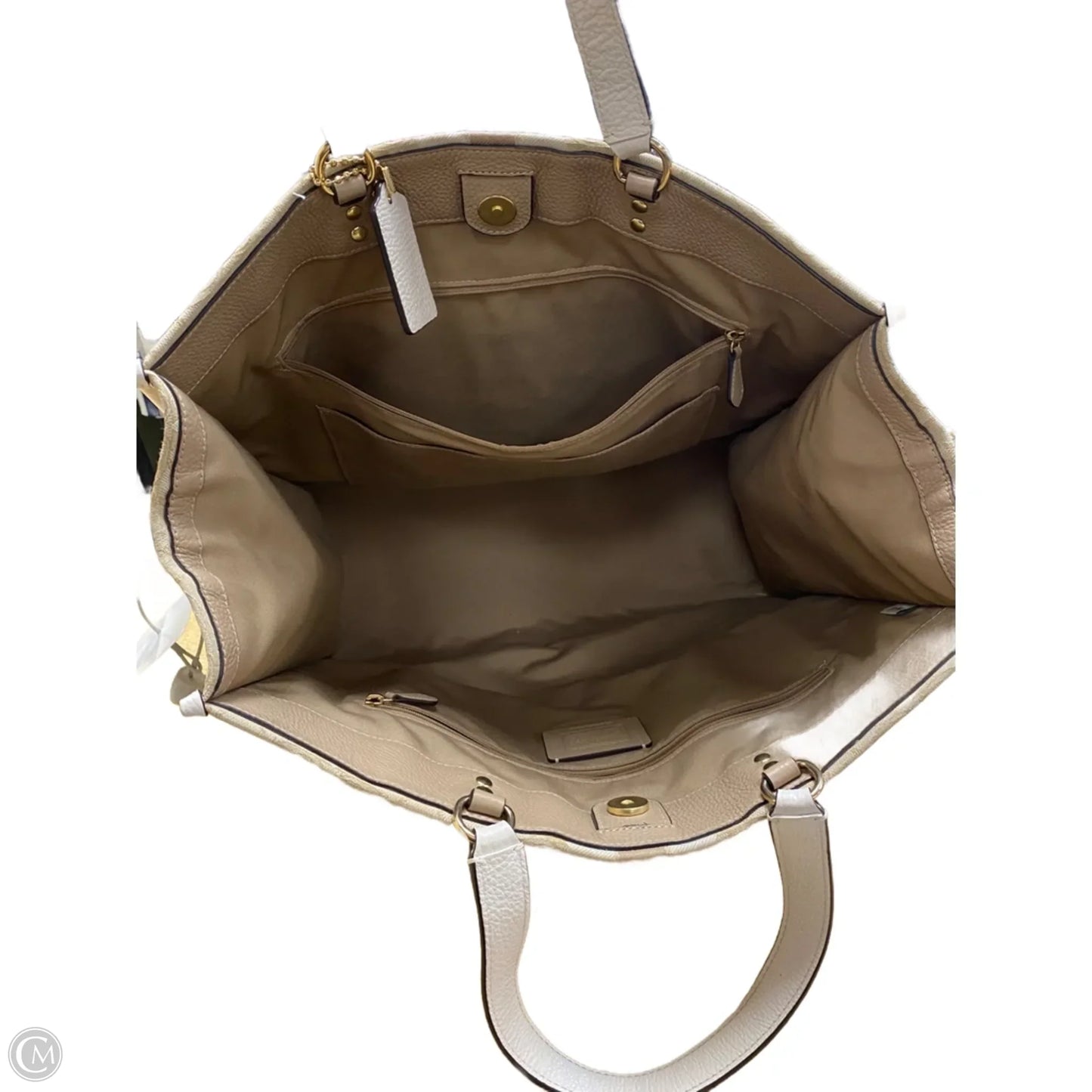 Tote Designer By Coach, Size: Large