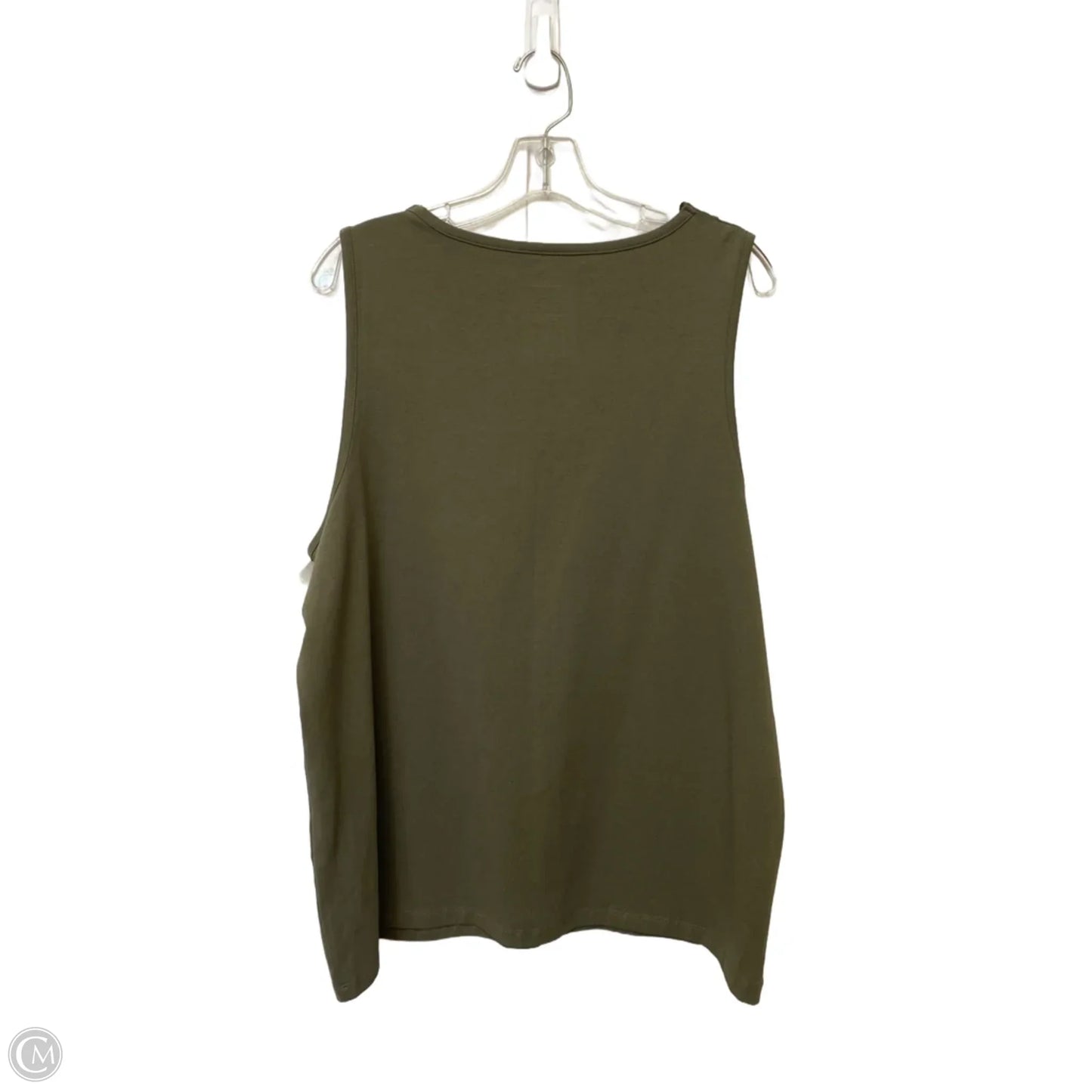 Tank Top By Cj Banks In Green, Size: 1x