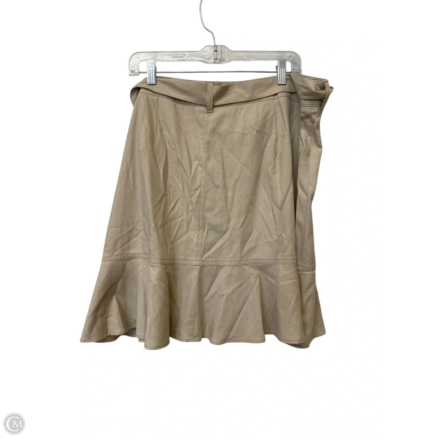 Skirt Midi By Nine West In Tan, Size: Xxl