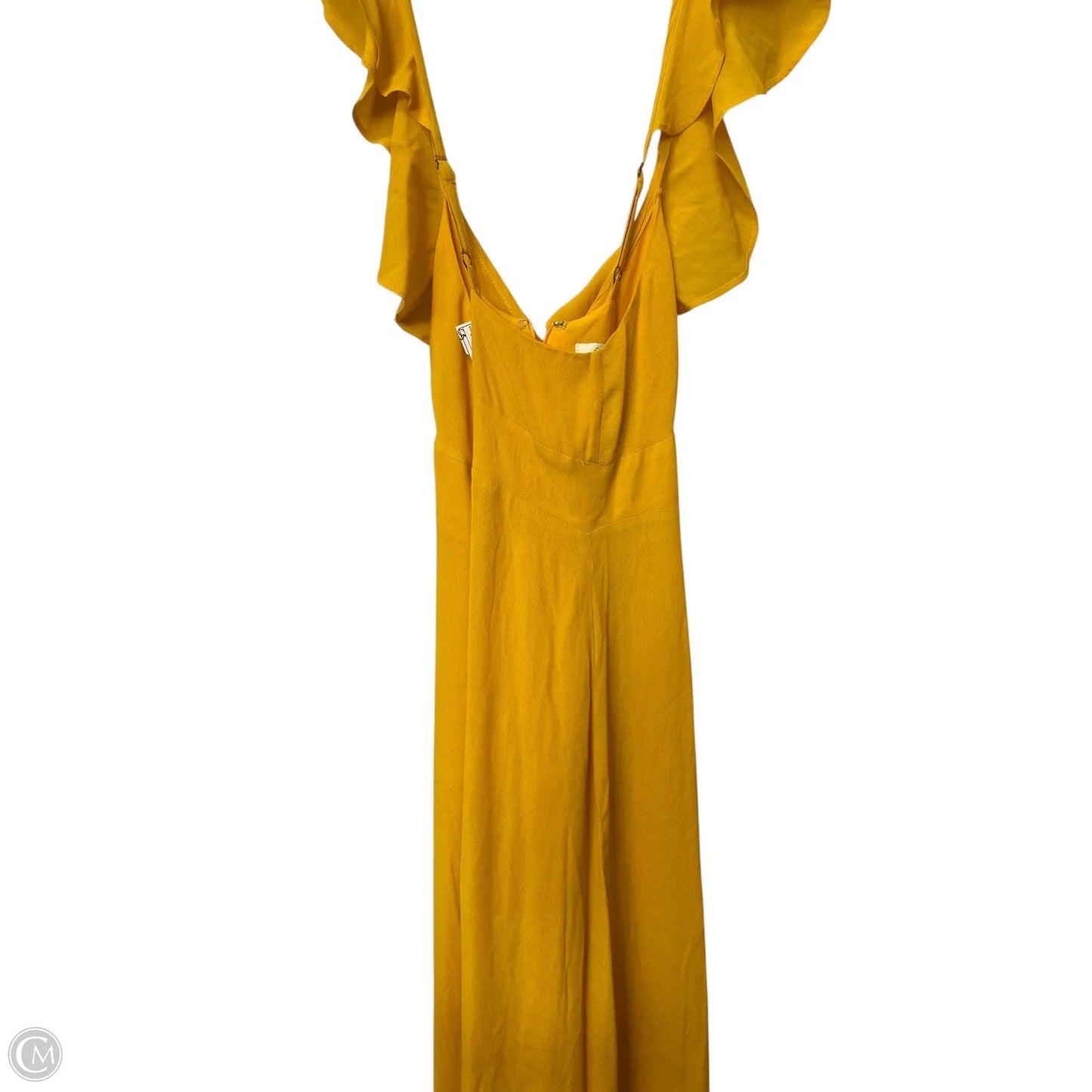 Dress Casual Maxi By Cmf In Yellow, Size: 4