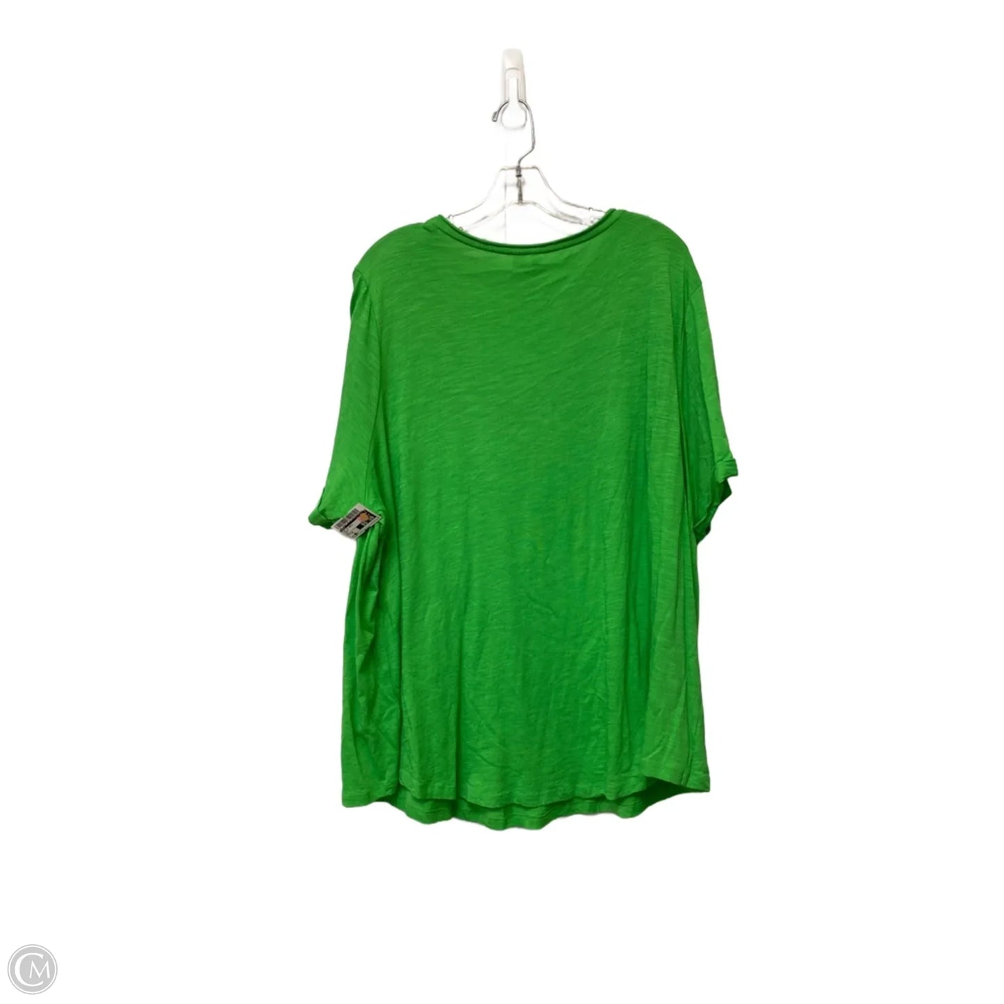 Top Short Sleeve Basic By Cato In Green, Size: 22
