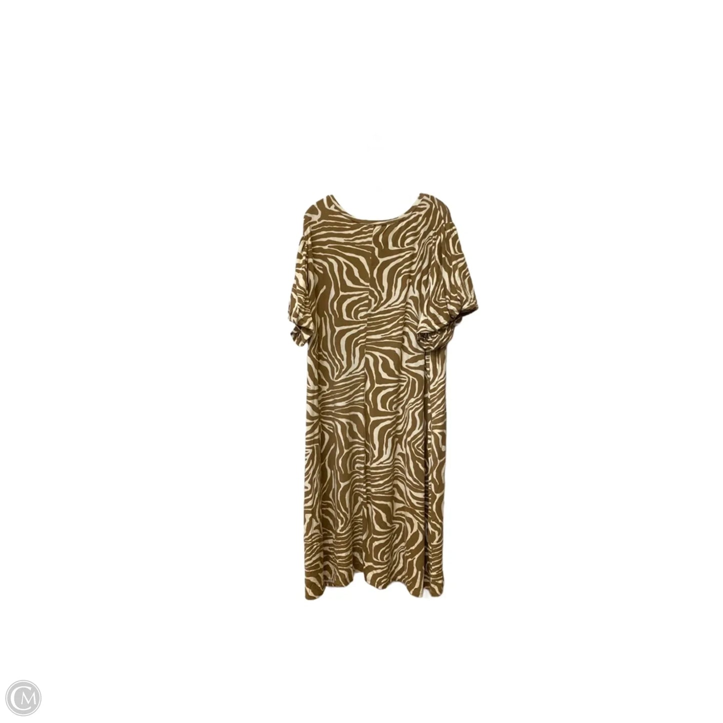 Dress Casual Maxi By Cato In Brown, Size: 26