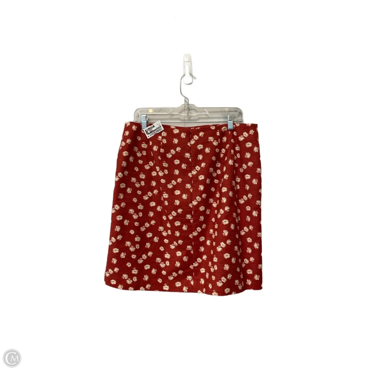 Skirt Midi By Ann Taylor In Red, Size: 12